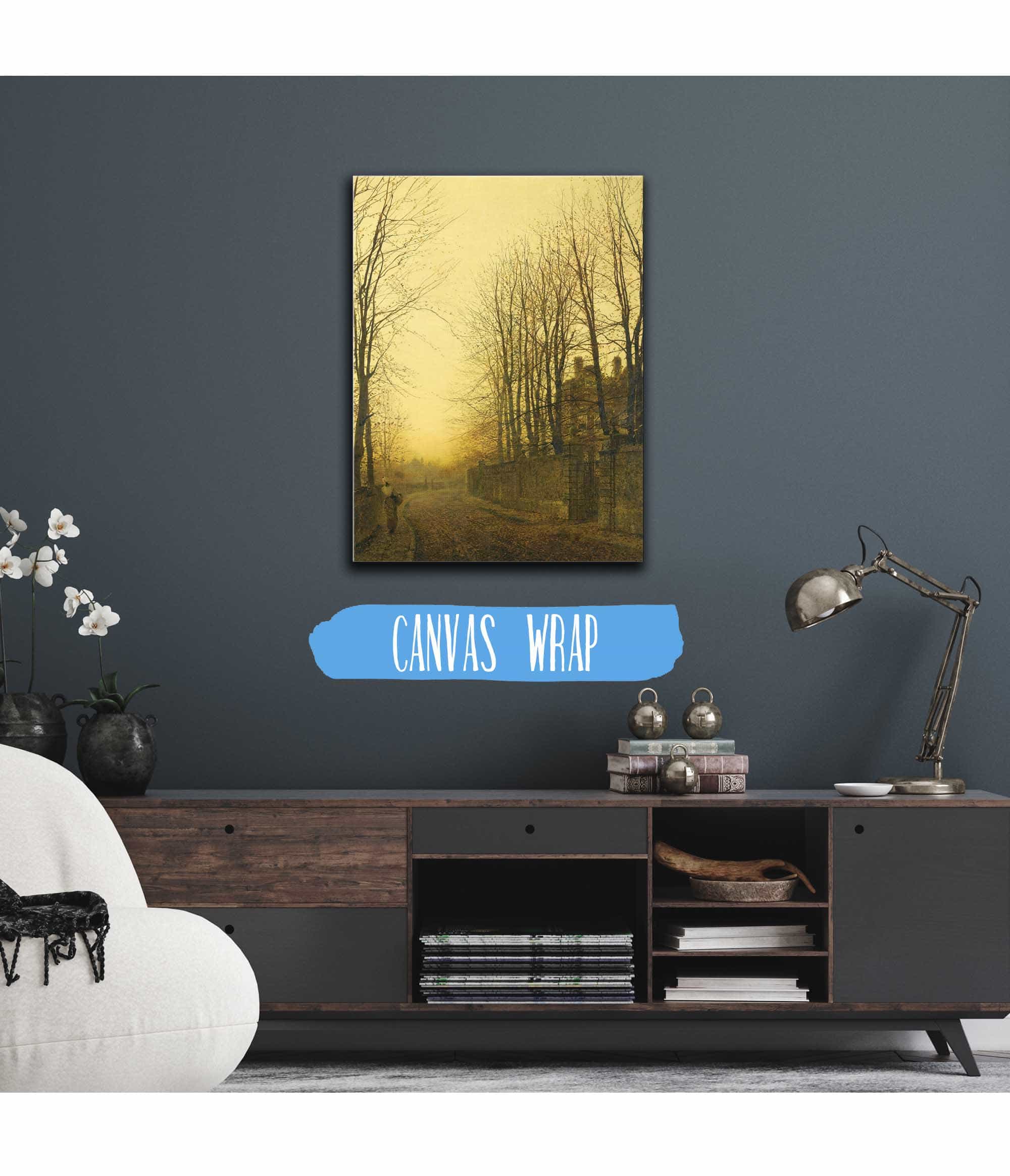Late Autumn by John Atkinson Grimshaw - Image 3