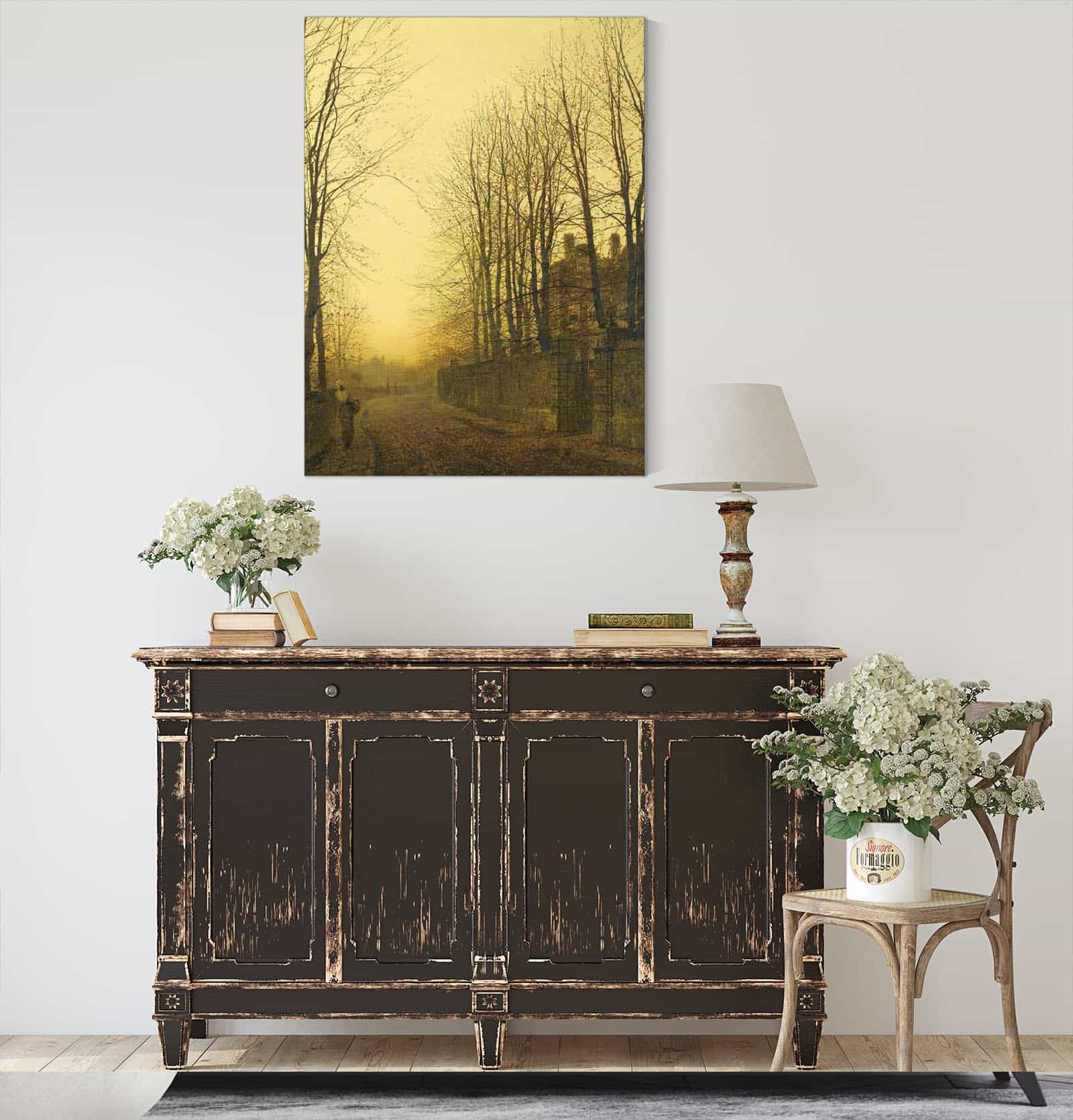 Late Autumn by John Atkinson Grimshaw - Image 4