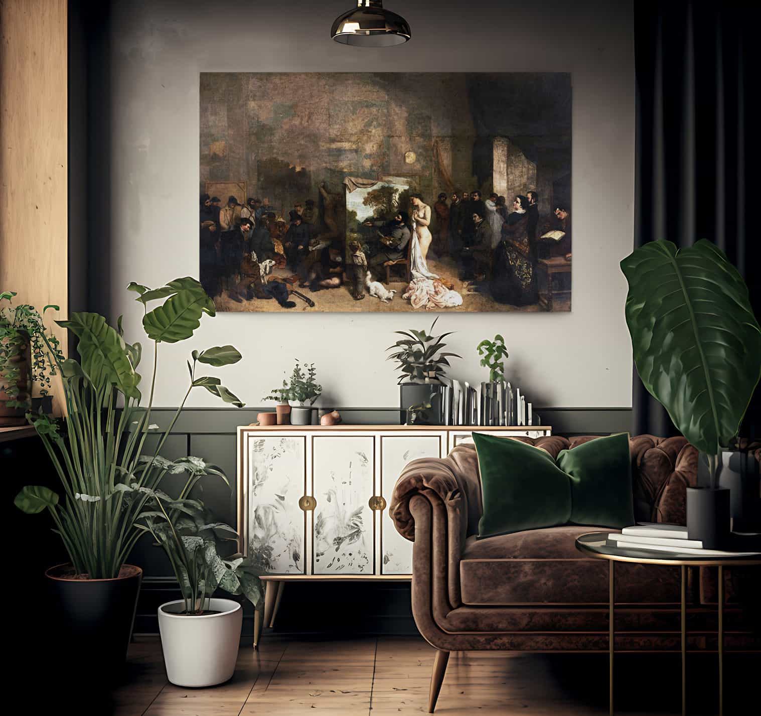 Latelier Du Peintre By Gustave Courbet - Image 2