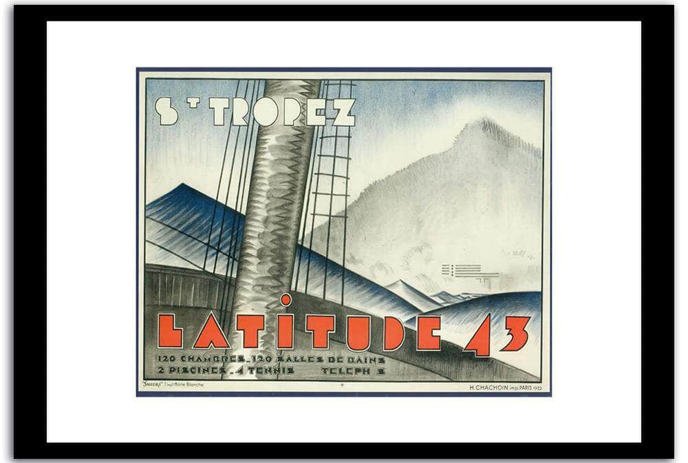 Latitude 43 Vintage Poster