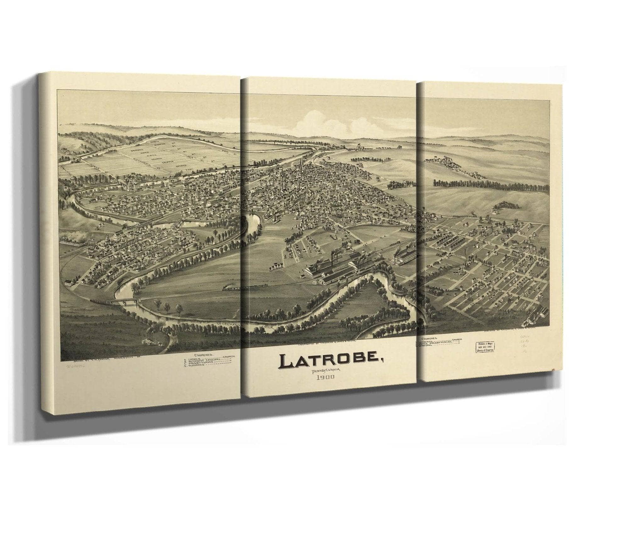Latrobe Pennsylvania 1900 State Of Pennsylvania - Image 2