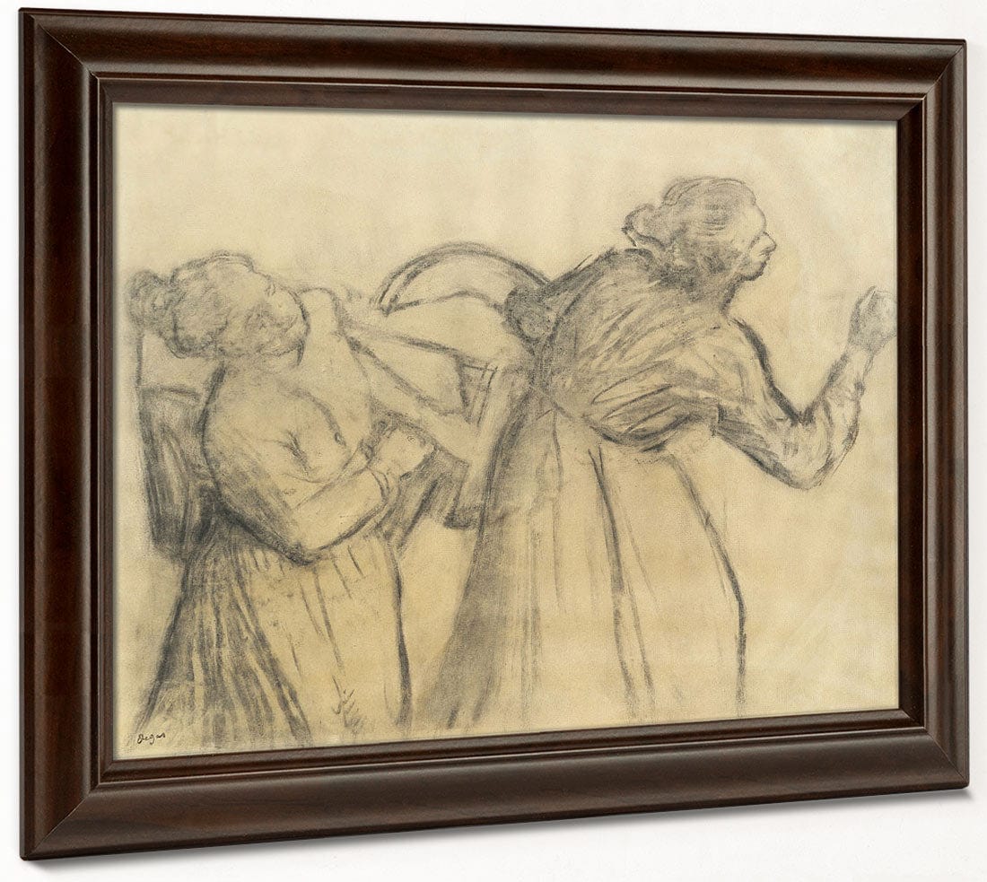 Laundress Carrying Linen By Edgar Degas - Image 6