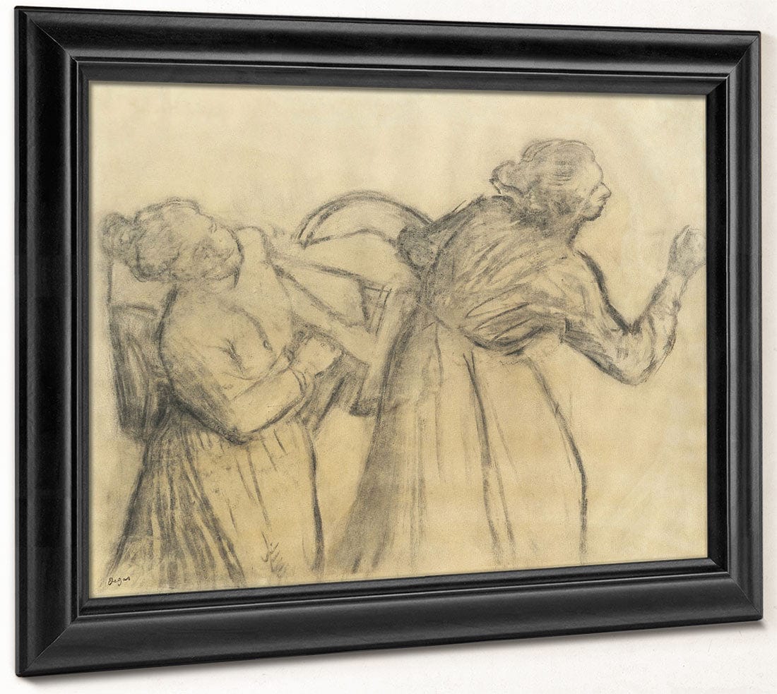 Laundress Carrying Linen By Edgar Degas - Image 8