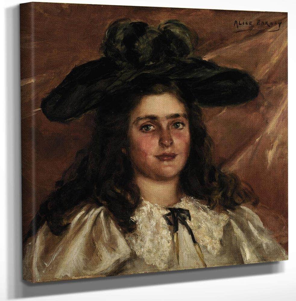Laura Alice In Big Hat By Alice Pike Barney