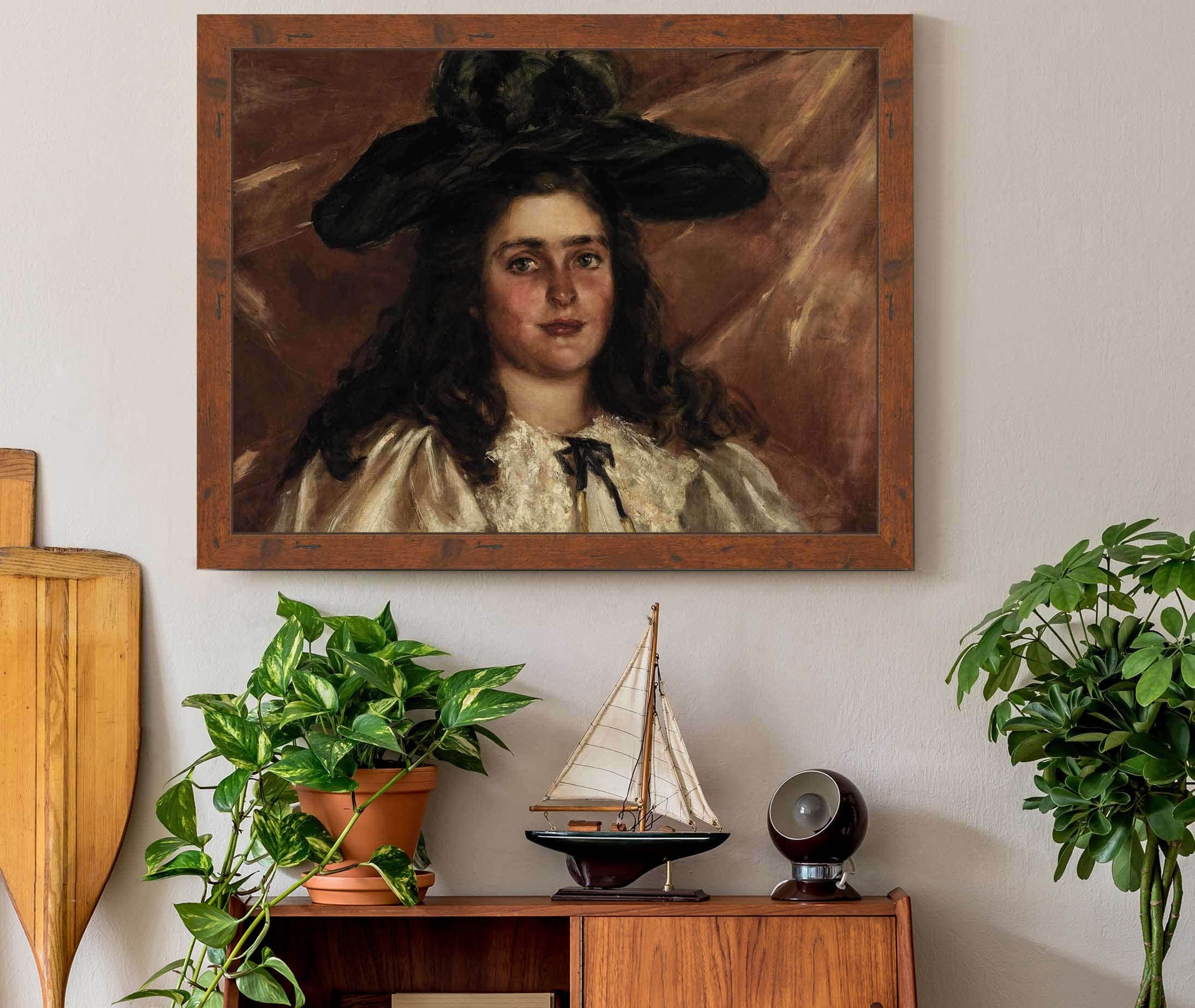 Laura Alice In Big Hat by Alice Pike Barney - Image 3