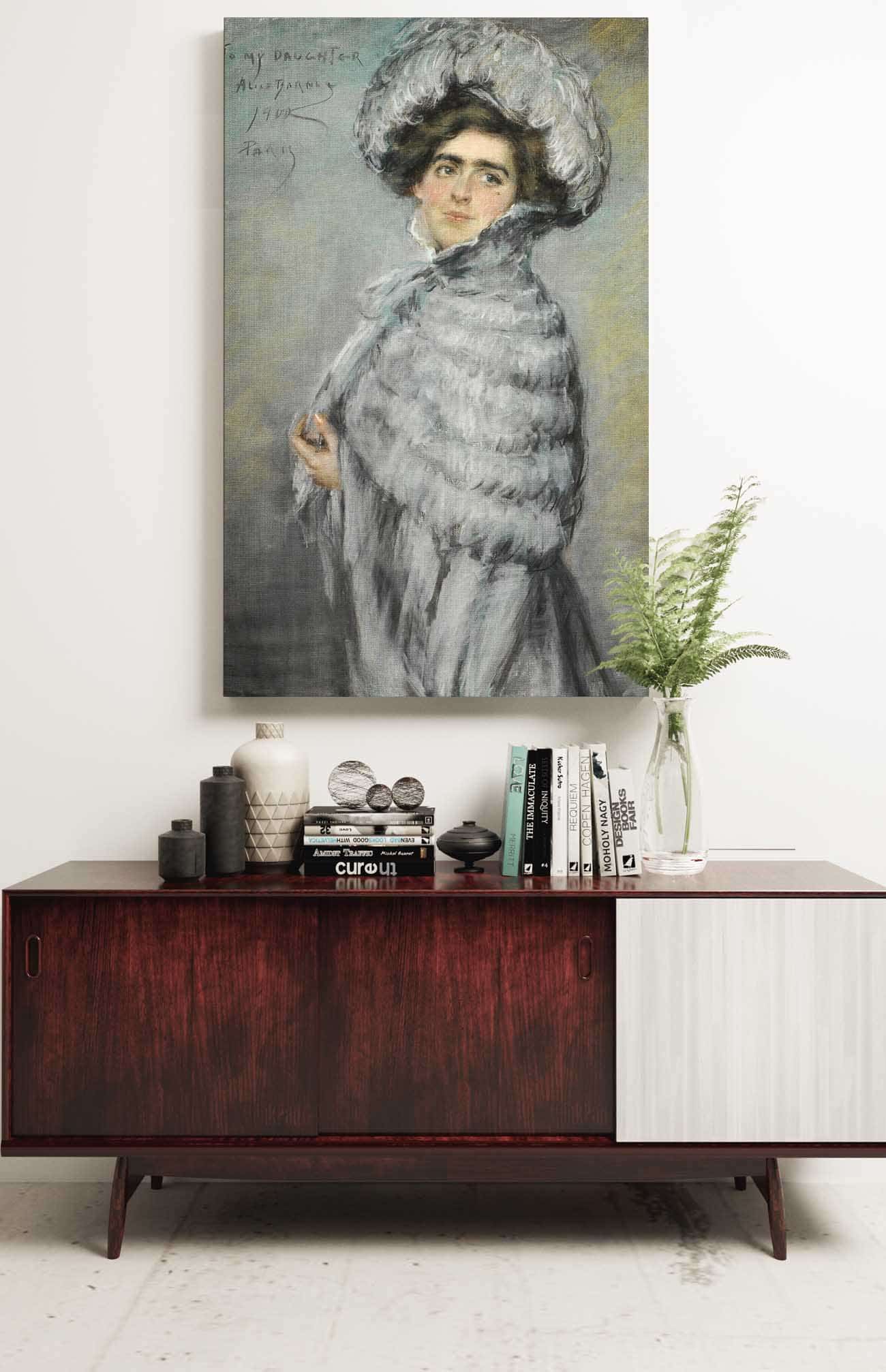 Laura Alice In Grey by Alice Pike Barney - Image 2