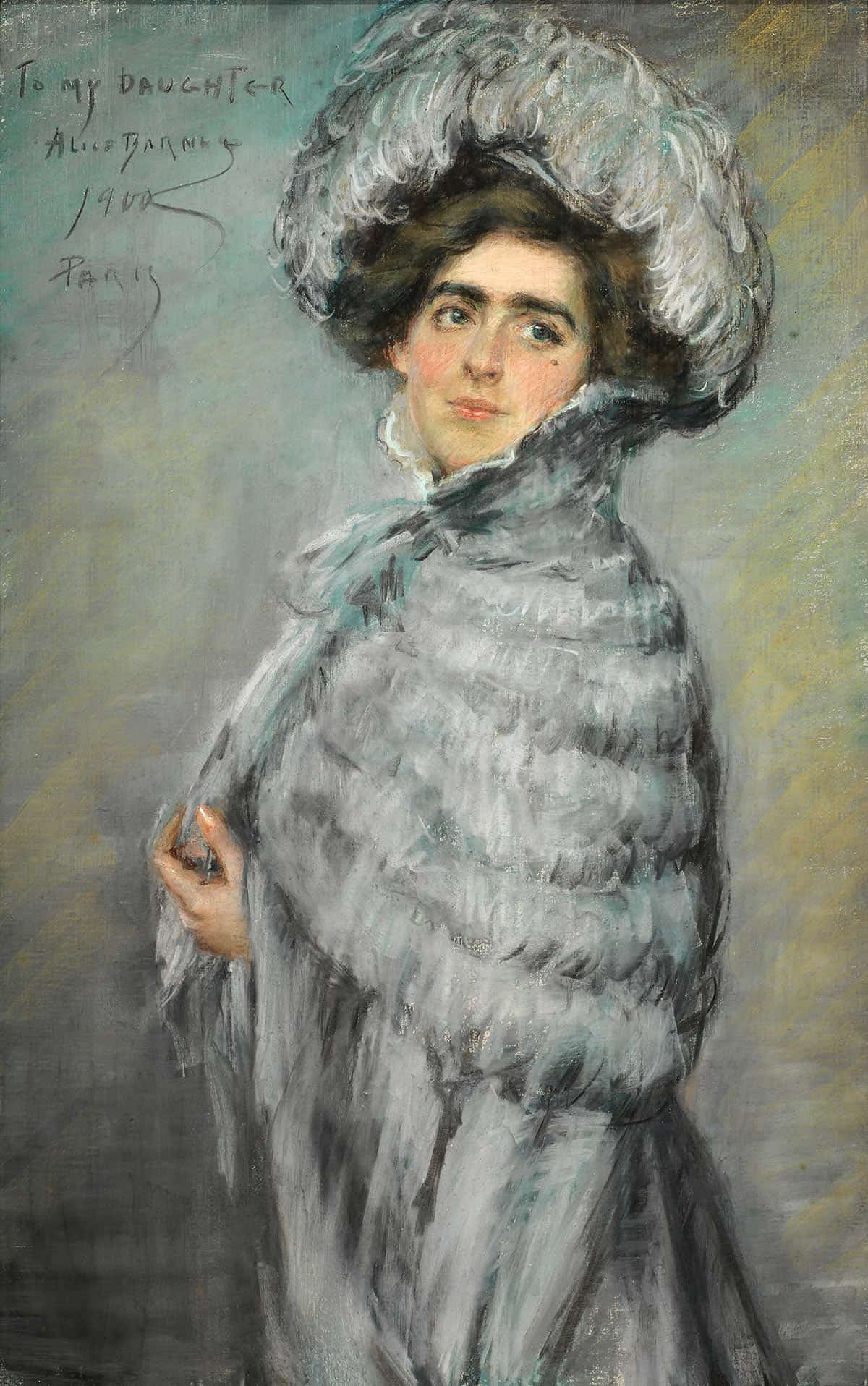 Laura Alice In Grey by Alice Pike Barney - Image 3