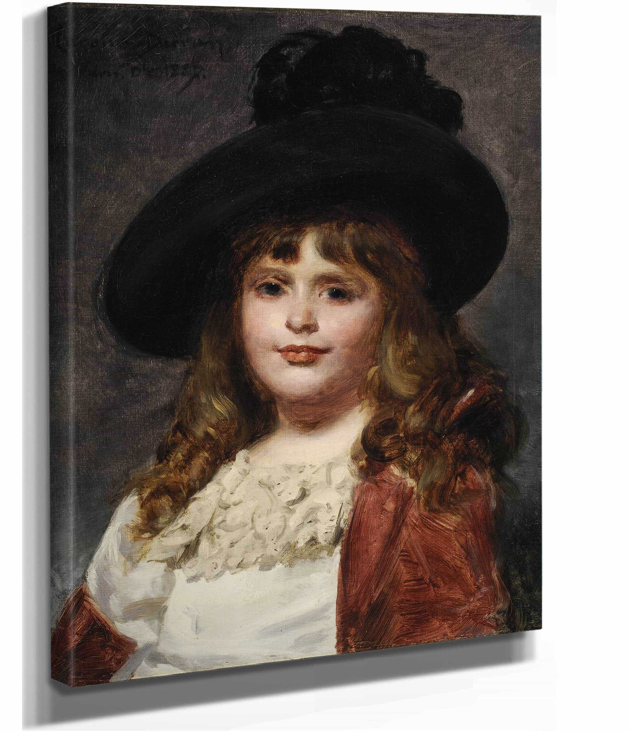Laura At Seven by Carolus Duran - Image 2