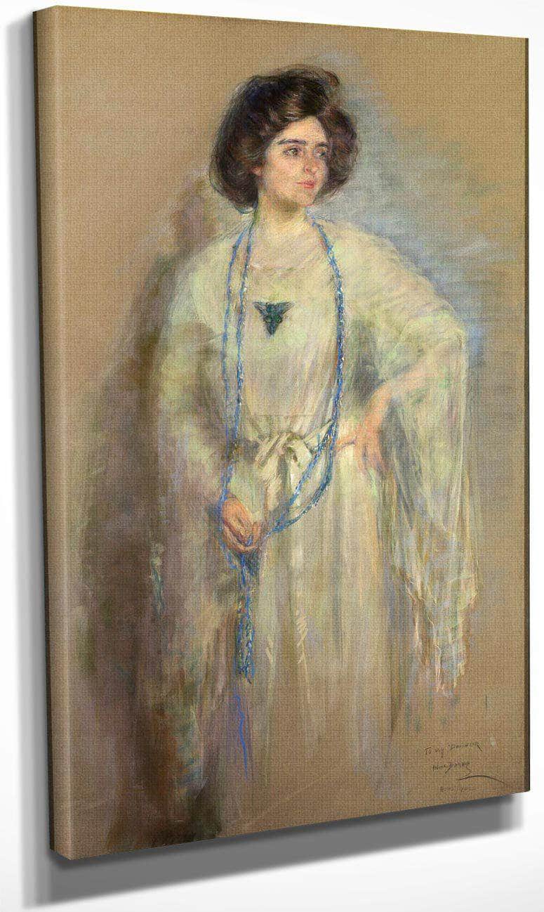 Laura In Whites By Alice Pike Barney