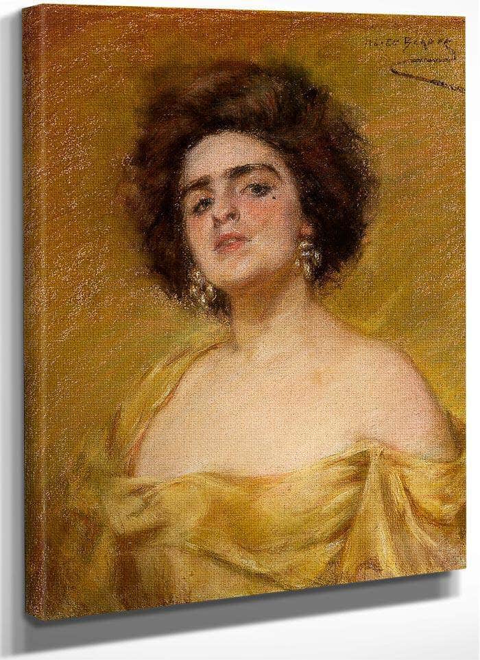 Laura In Yellow By Alice Pike Barney
