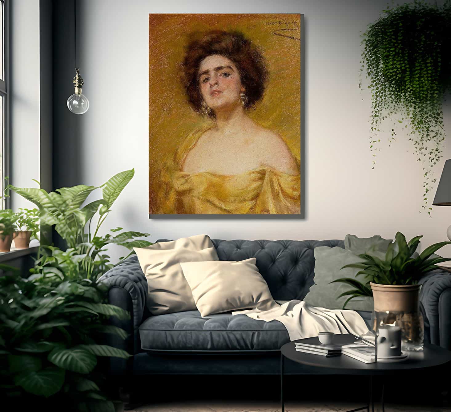 Laura In Yellow By Alice Pike Barney - Image 2
