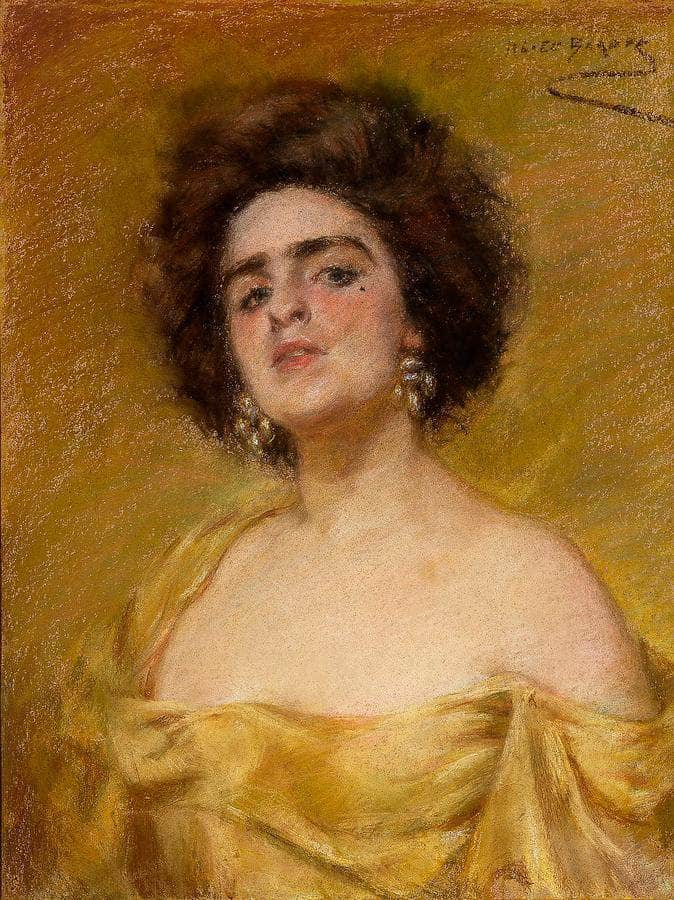 Laura In Yellow By Alice Pike Barney - Image 6