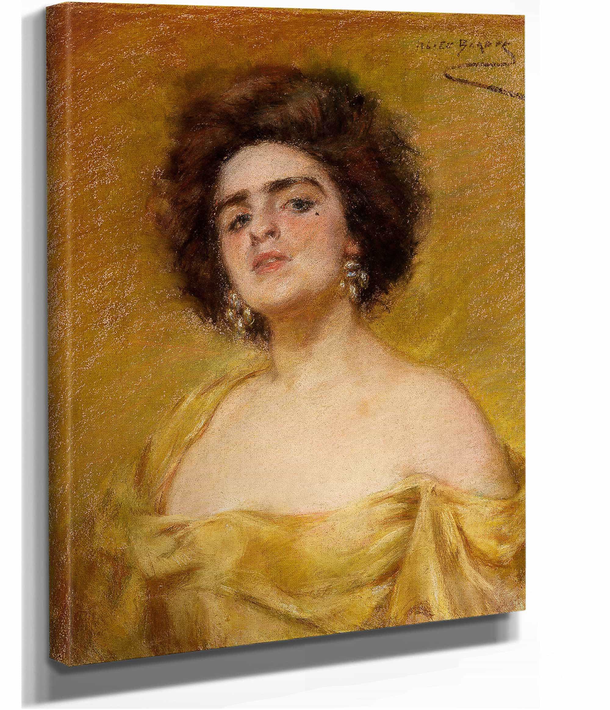 Laura In Yellow by Alice Pike Barney - Image 2