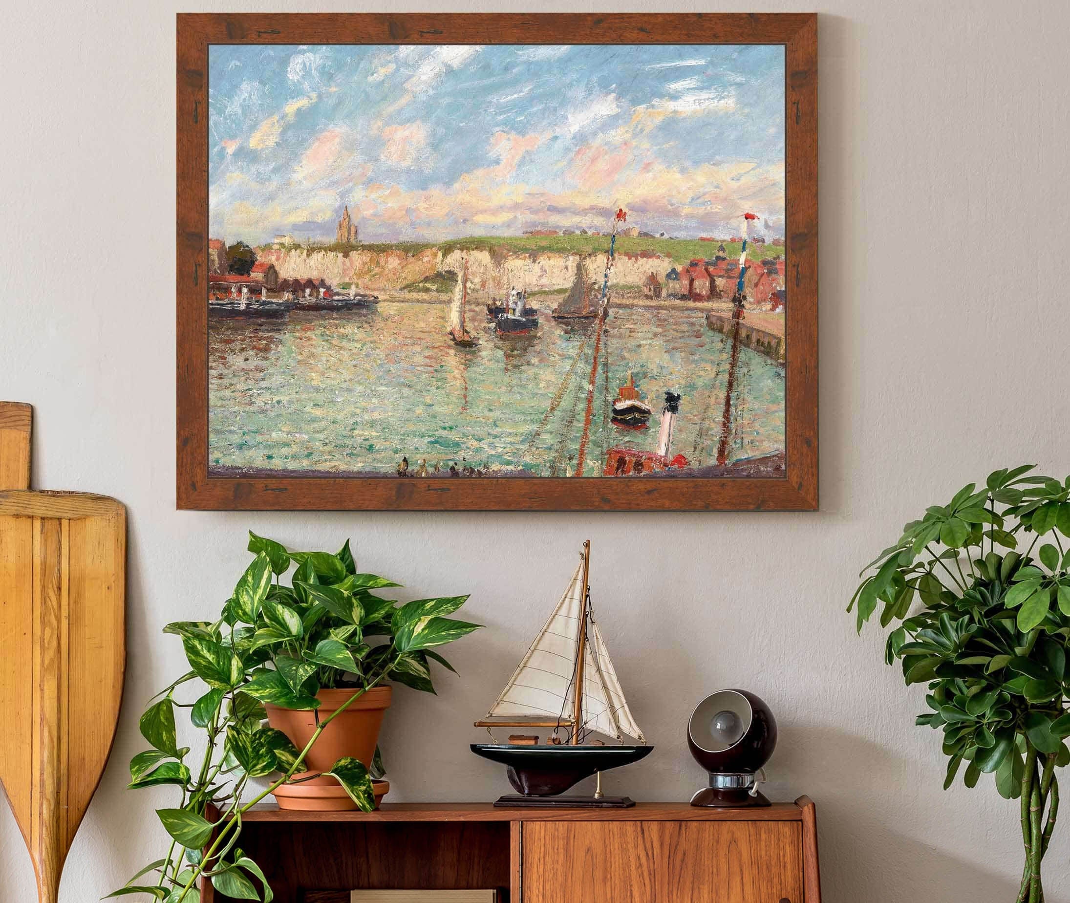 Lavant Port De Dieppe Apres Midi Temps Lumineux by Camille Pissarro - Image 5
