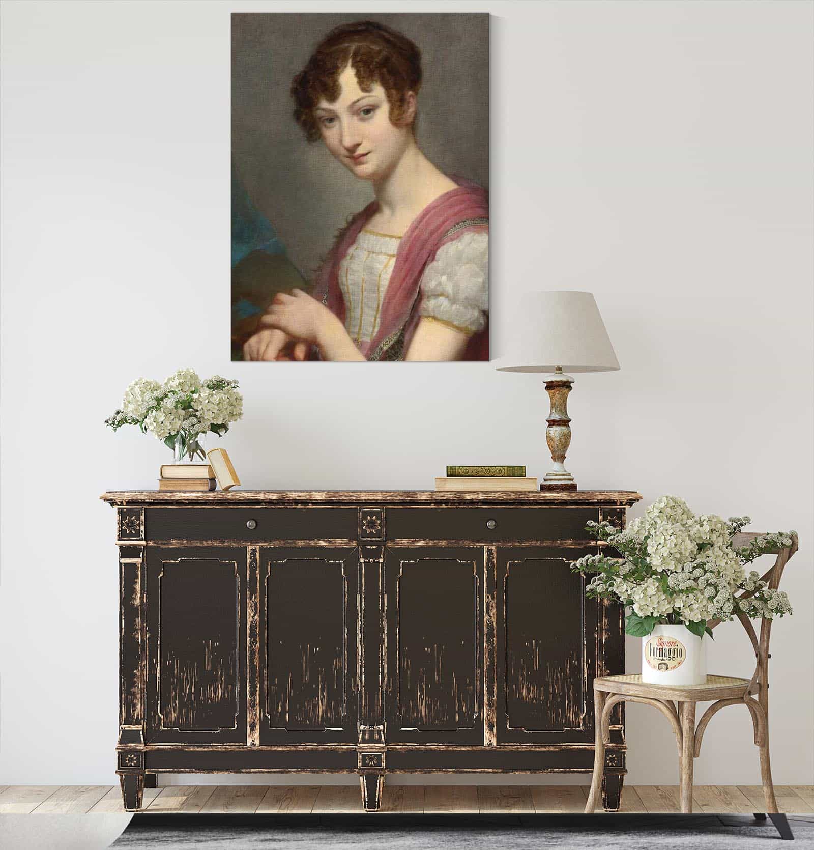 Lavinie Barbier Walbonne Later Baronne Darriule by Pierre Paul Prudhon - Image 4