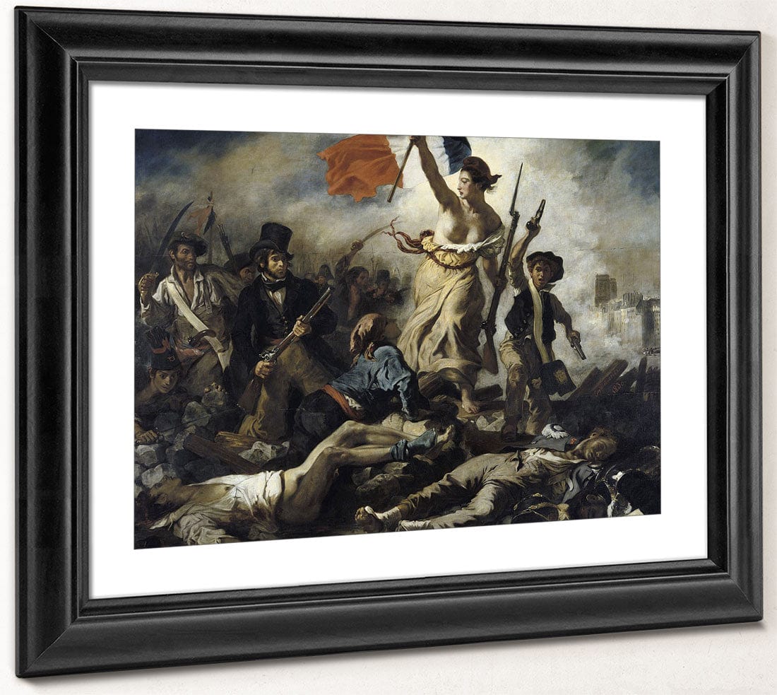 Le 28 Juillet 1830   La Liberte Guidant Le Peuple By Ferdinand Victor Eugene Delacroix - Image 4
