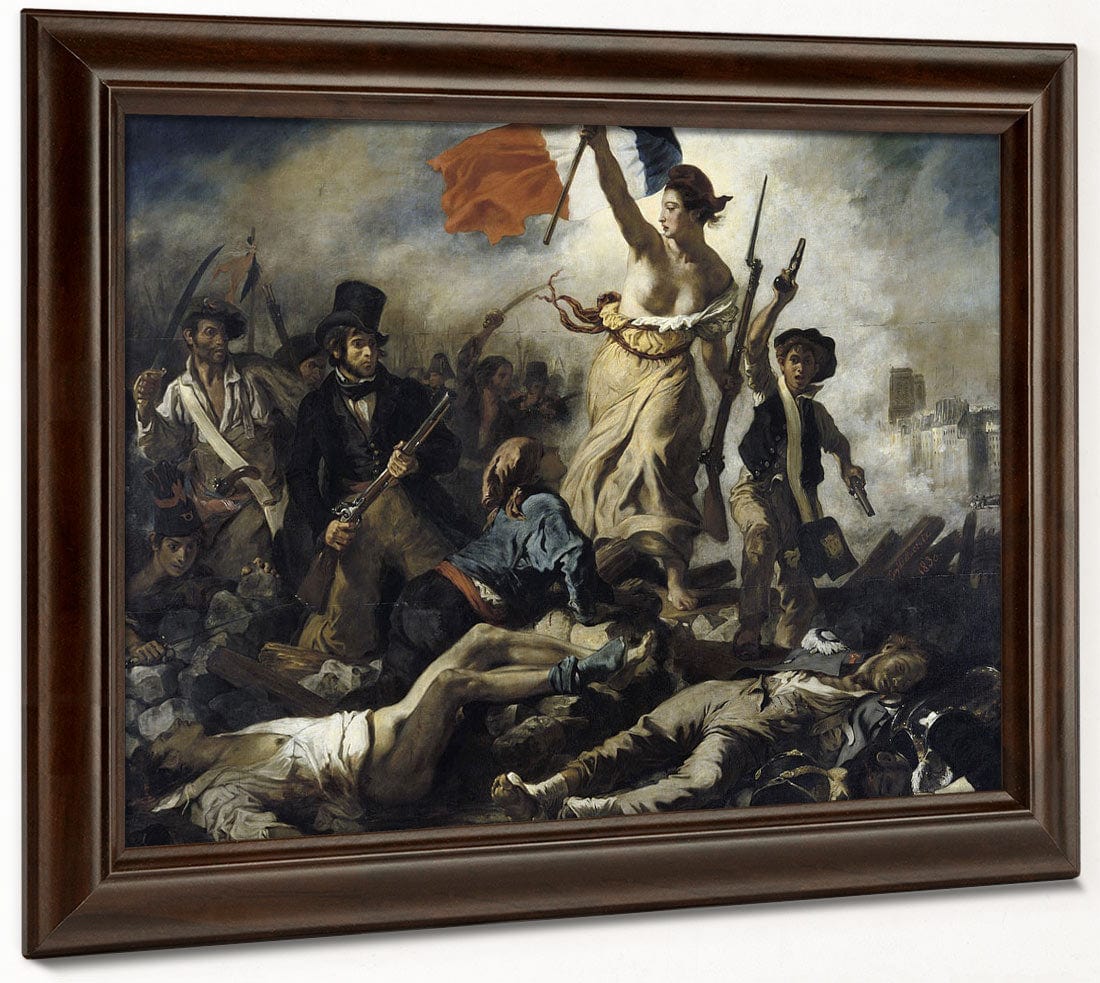 Le 28 Juillet 1830   La Liberte Guidant Le Peuple By Ferdinand Victor Eugene Delacroix - Image 6