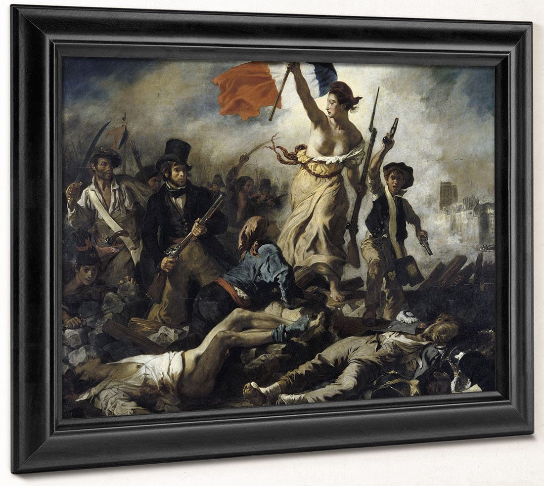 Le 28 Juillet 1830   La Liberte Guidant Le Peuple By Ferdinand Victor Eugene Delacroix - Image 8