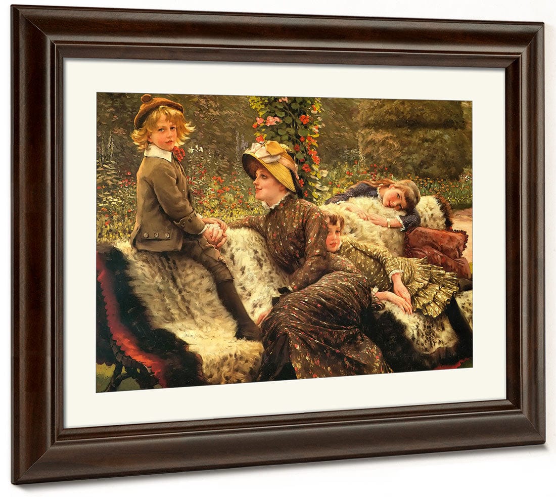 Le Banc De Jardin By James Tissot - Image 5
