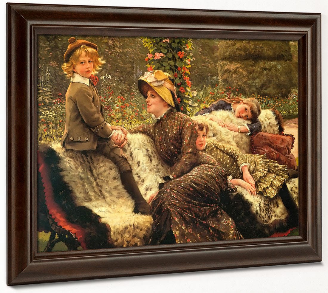 Le Banc De Jardin By James Tissot - Image 6