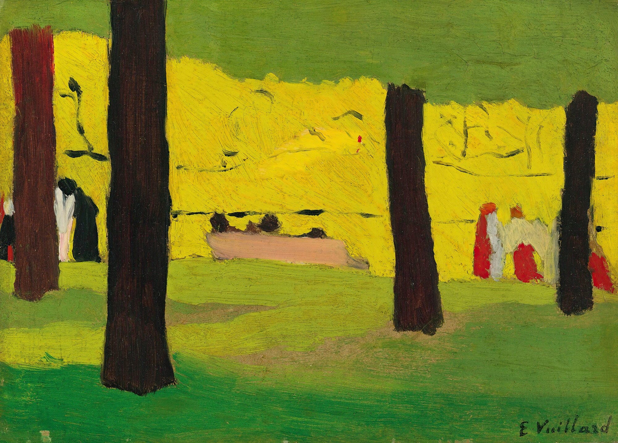 Le Banc Rose by Edouard Vuillard - Image 2