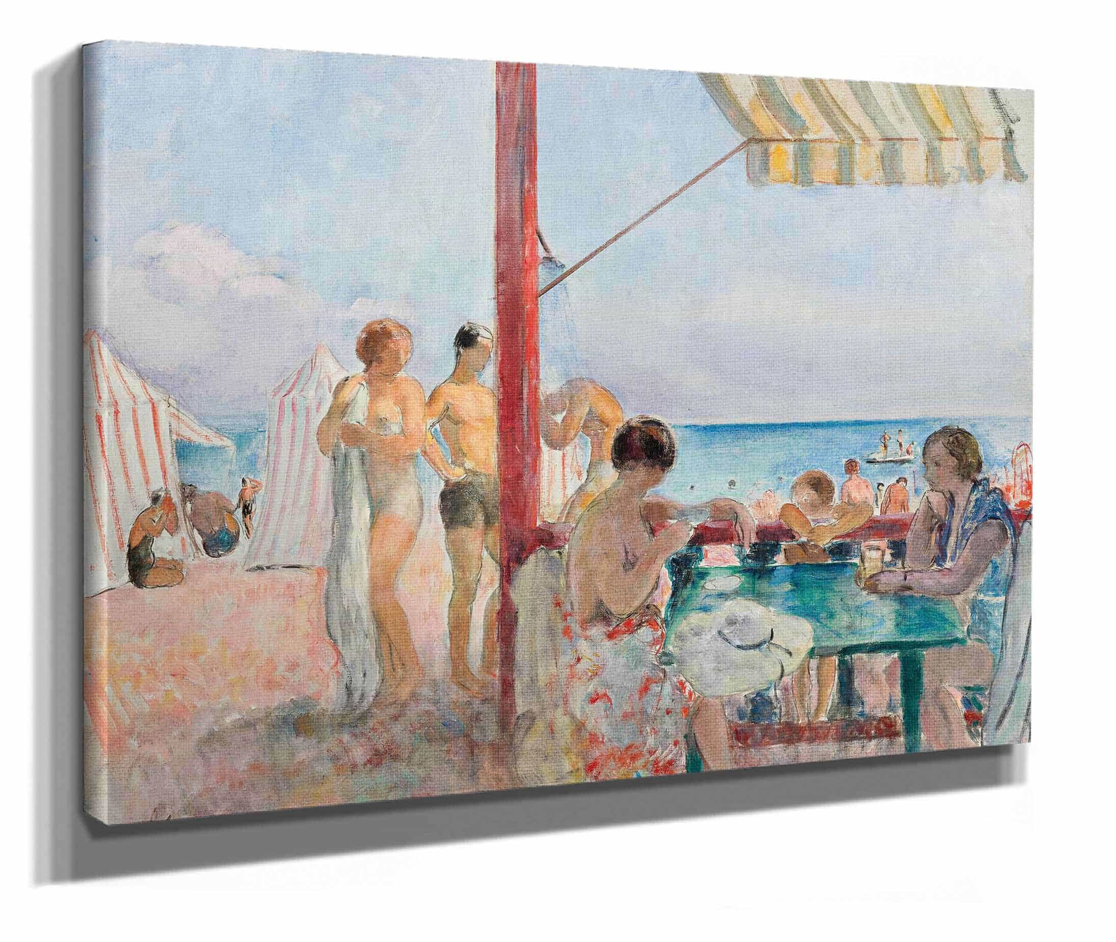 Le Bar Sur La Plage by Henri Lebasque - Image 2