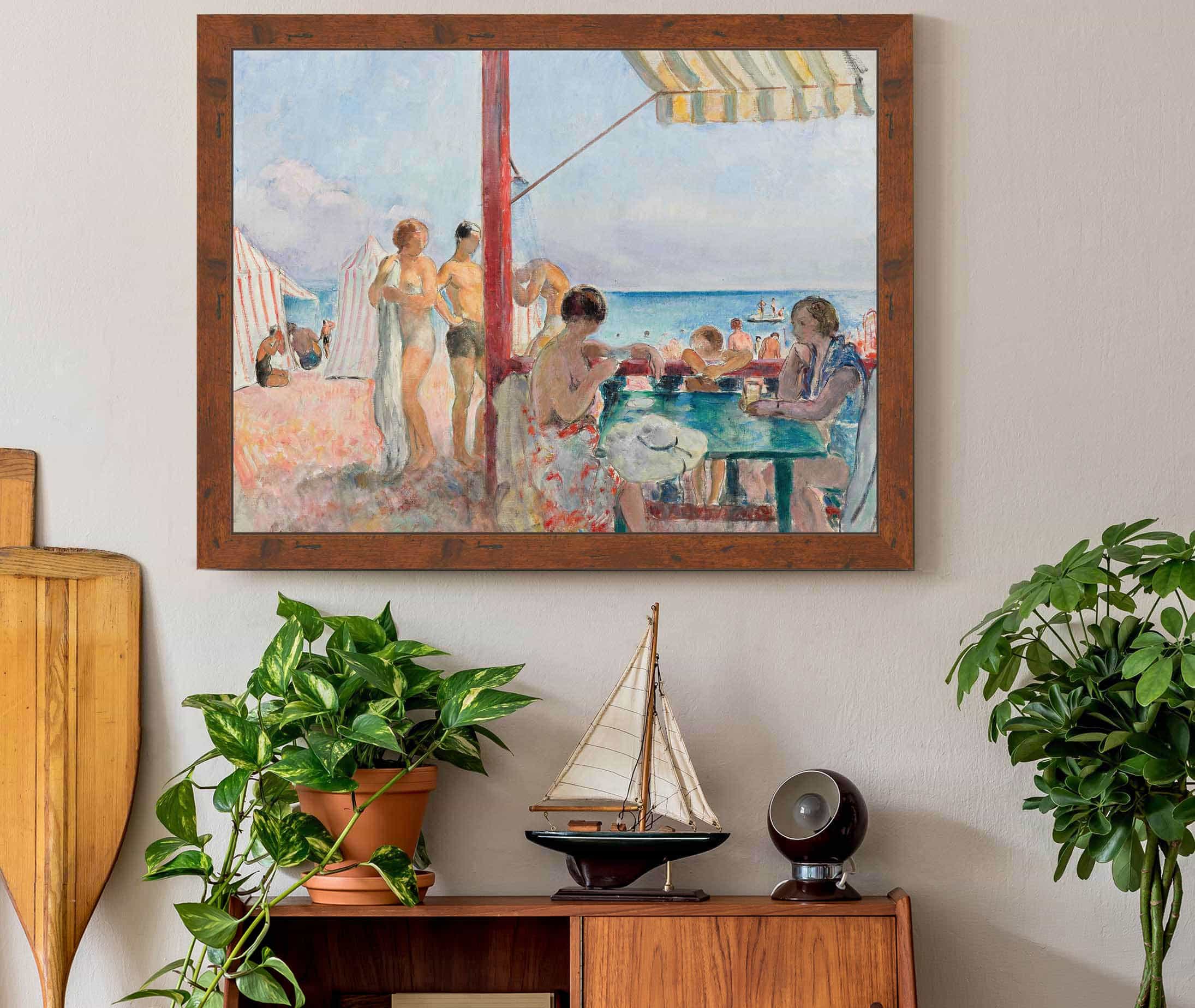 Le Bar Sur La Plage by Henri Lebasque - Image 3