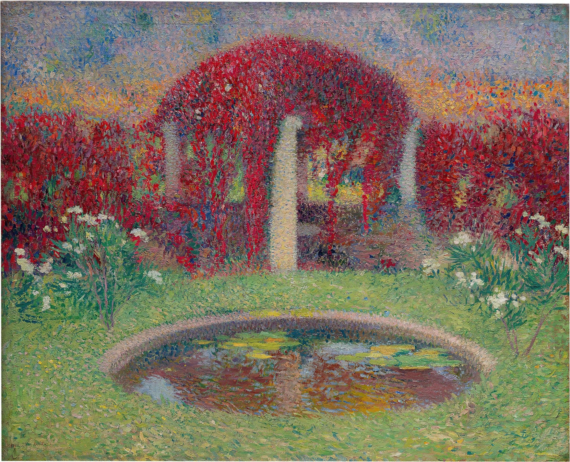 Le Bassin Et Le Tonnelle by Henri Martin