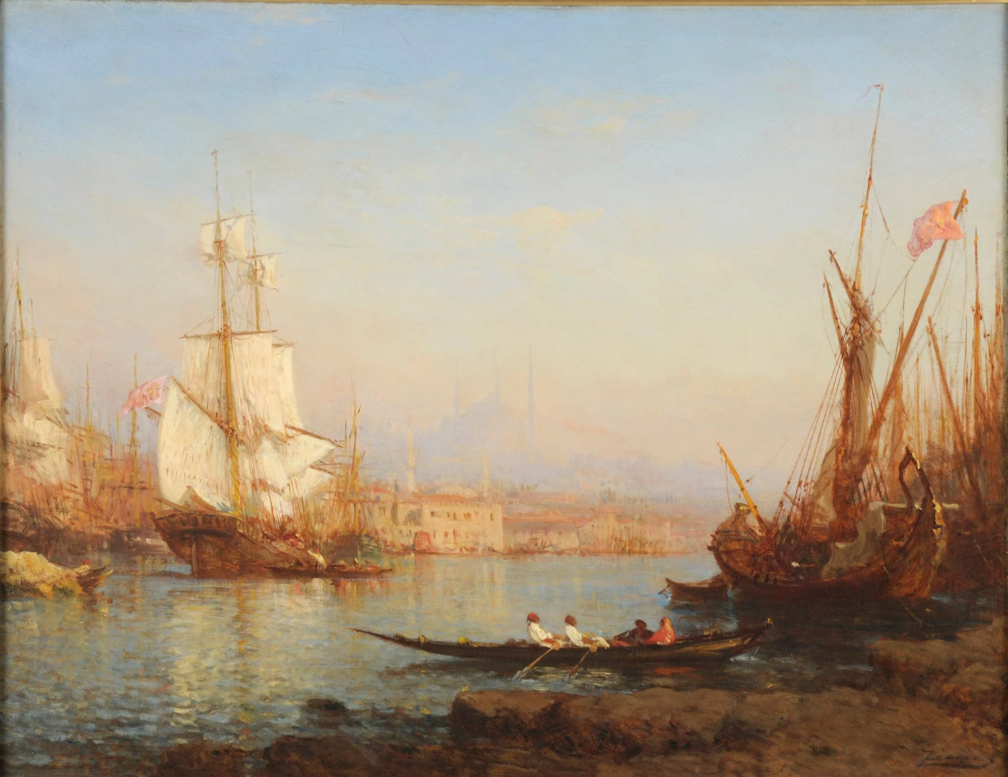 Le Bosphore by Felix Ziem - Image 2