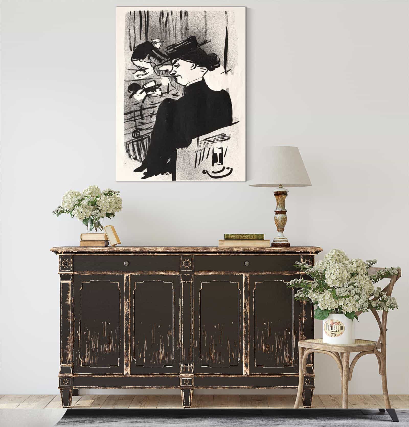 Le Cafe Concertune Spectatrice by Henri De Toulouse Lautrec - Image 4