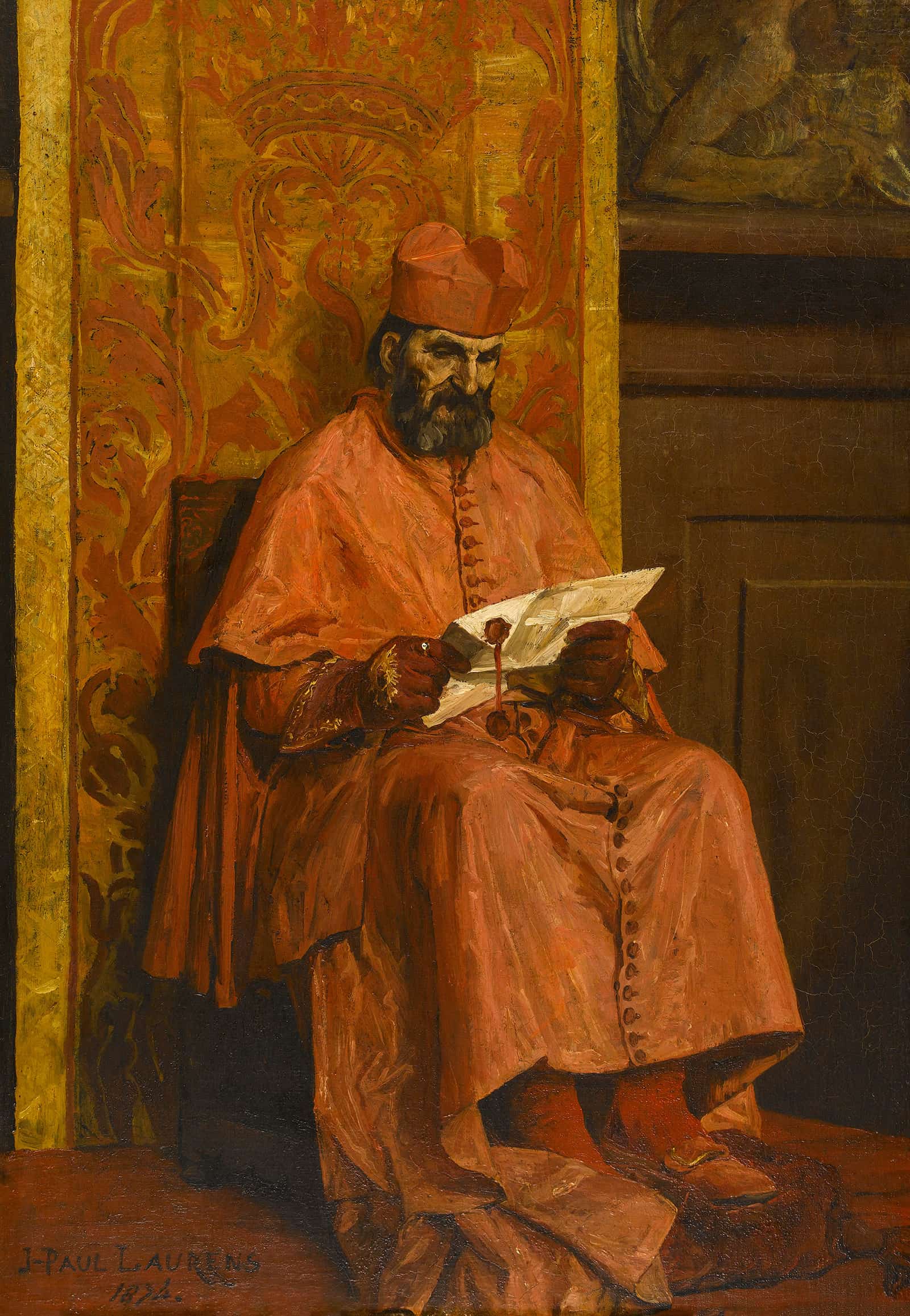 Le Cardinal by Jean Paul Laurens - Image 2
