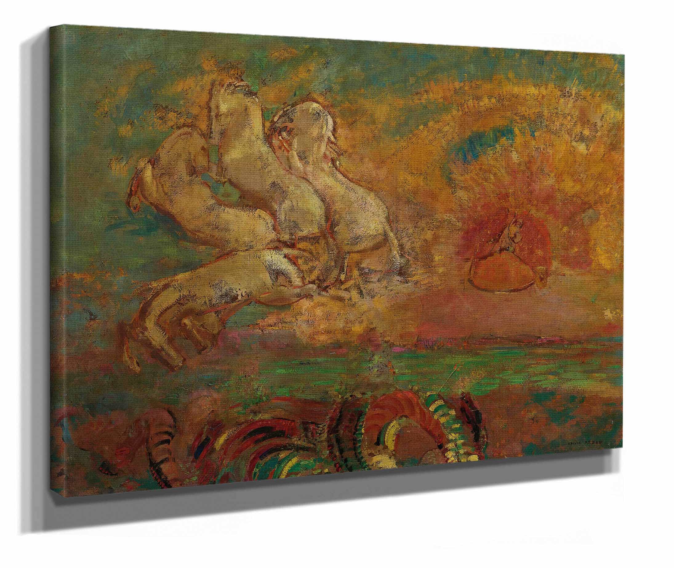 Le Char Dapollon Et Le Dragon by Odilon Redon - Image 2
