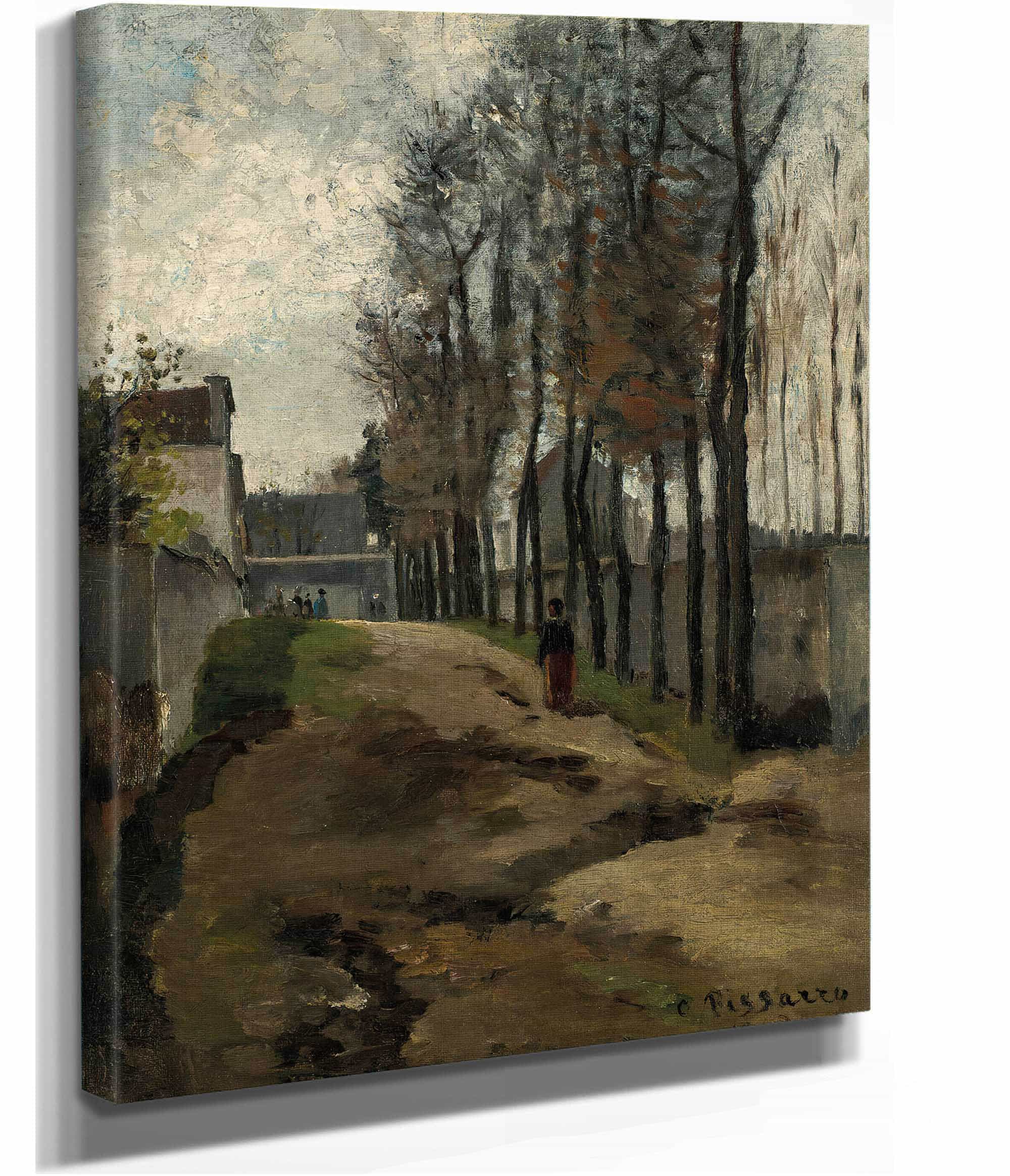 Le Chemin Paysage Hivernal by Camille Pissarro - Image 2
