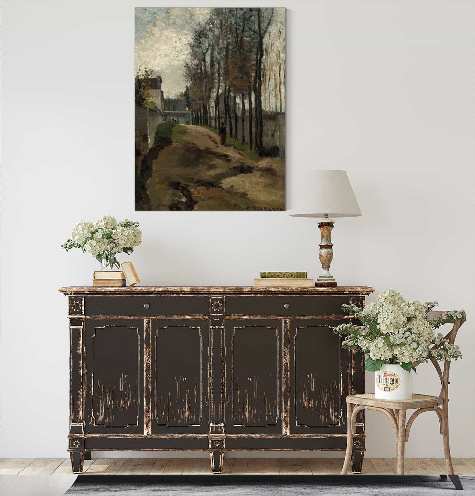 Le Chemin Paysage Hivernal by Camille Pissarro - Image 4