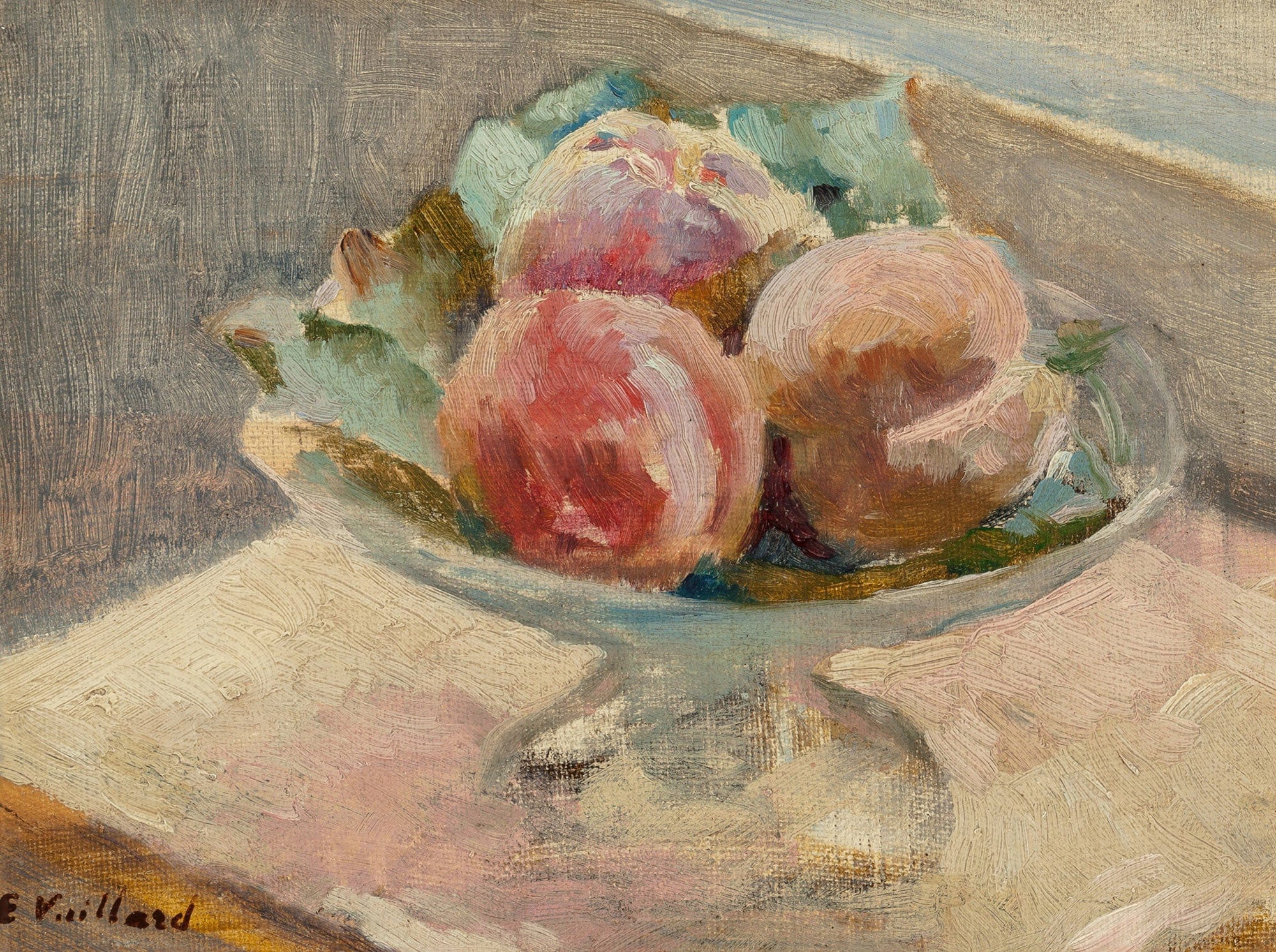Le Compotier De Peches Bowl Of Peaches by Edouard Vuillard - Image 2