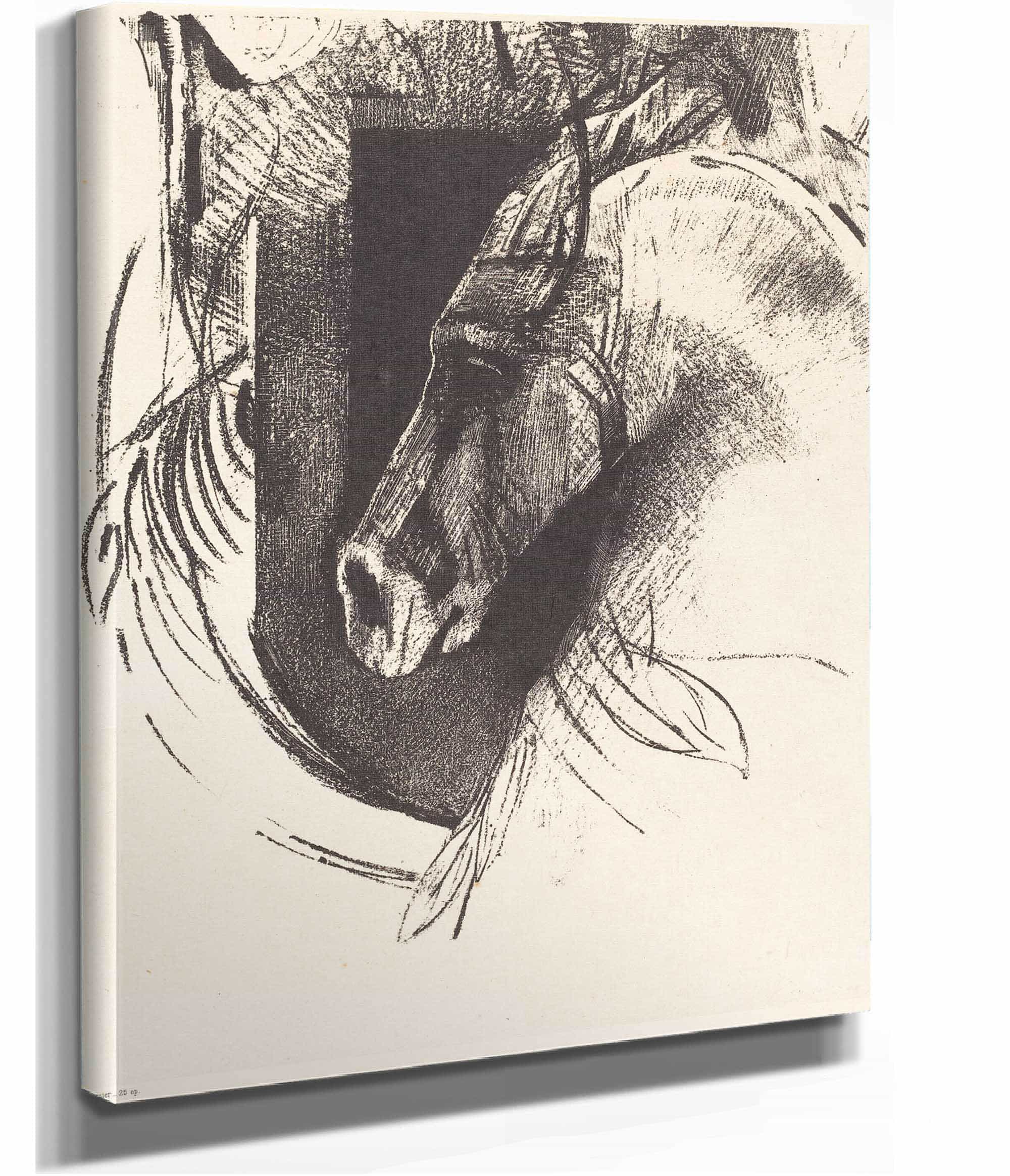 Le Coursier The Race Horse by Odilon Redon - Image 2