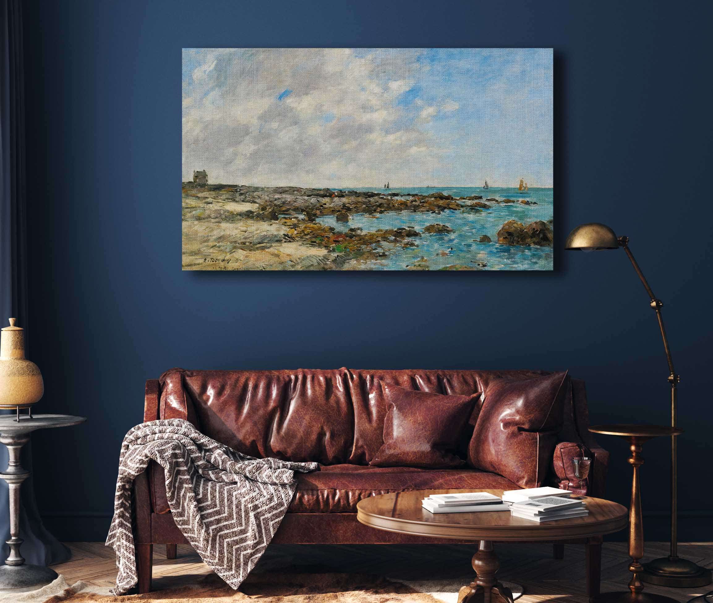 Le Croisic Bord De Mer by Eugene Boudin - Image 4
