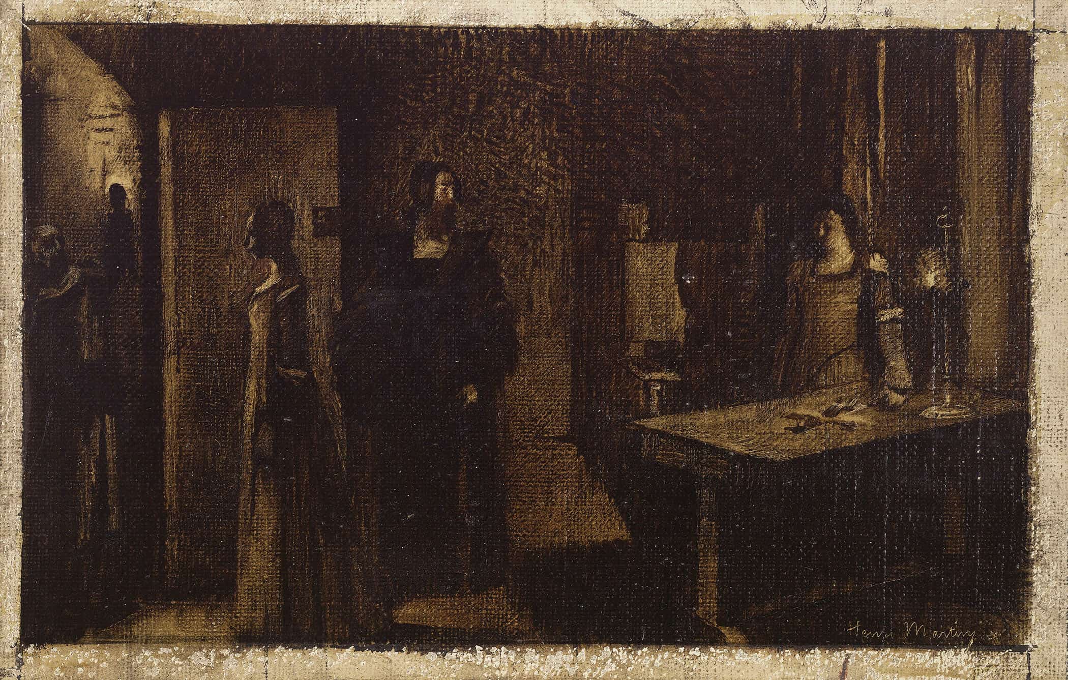 Le Crucifix by Henri Martin - Image 2