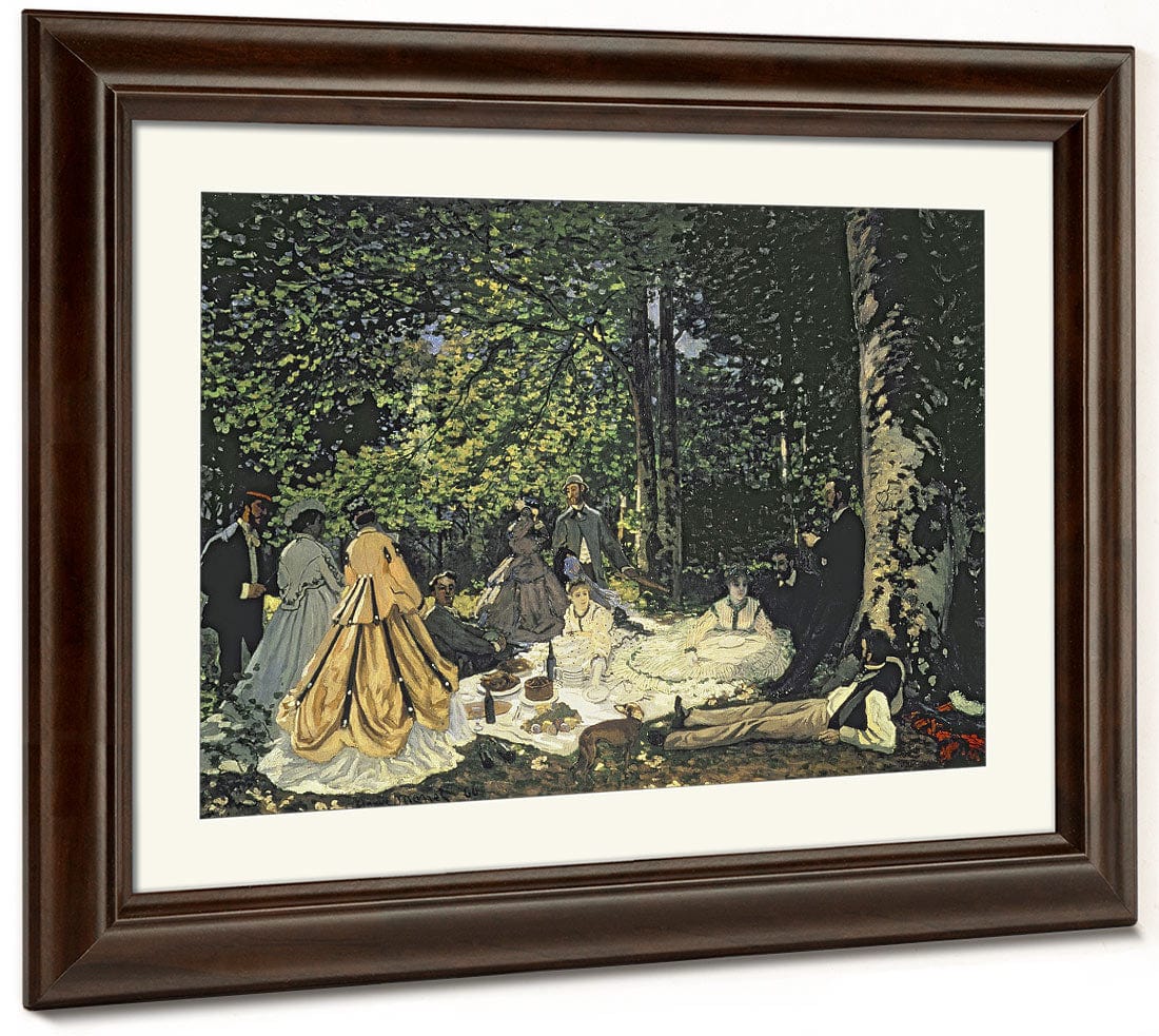 Le Dejeuner Sur L'herbe By Claude Monet - Image 3