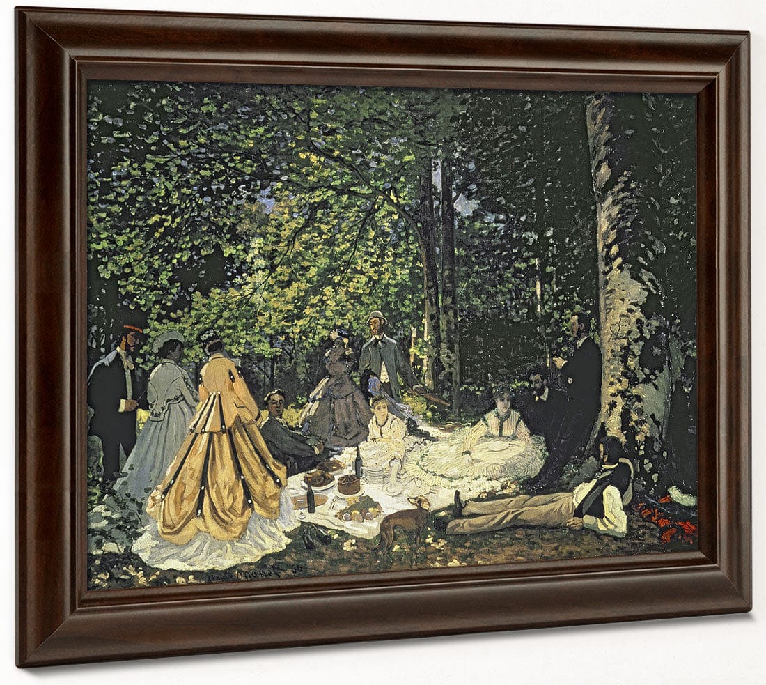 Le Dejeuner Sur L'herbe By Claude Monet - Image 4