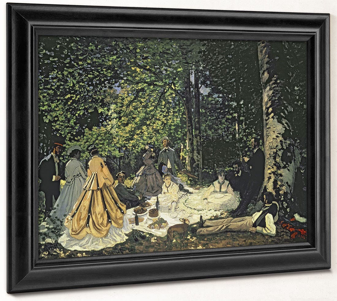 Le Dejeuner Sur L'herbe By Claude Monet - Image 6