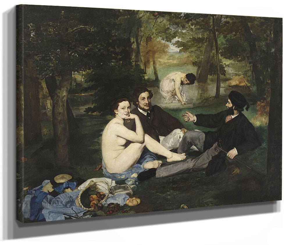 Le Dejeuner Sur L'herbe By Edouard Manet