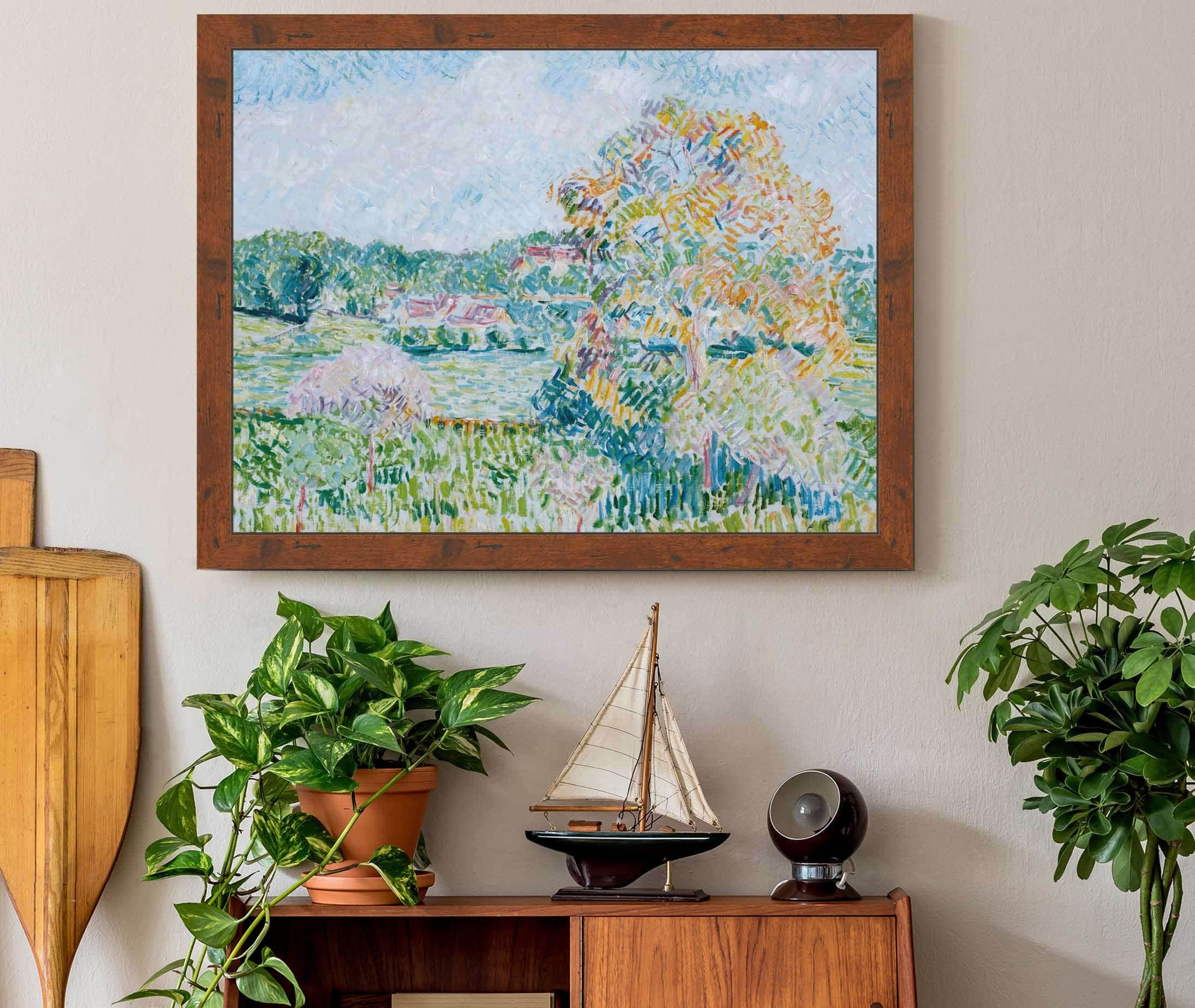Le Grand Noyer A Eragny Automne by Camille Pissarro - Image 3