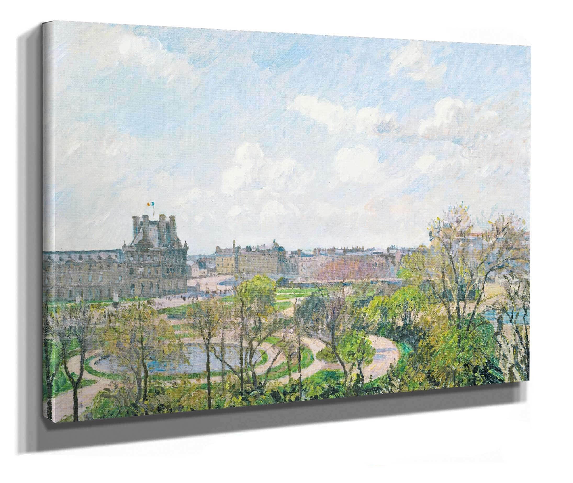Le Jardin Des Tuileries Et Le Pavillon De Flore Matin Printemps by Camille Pissarro - Image 2