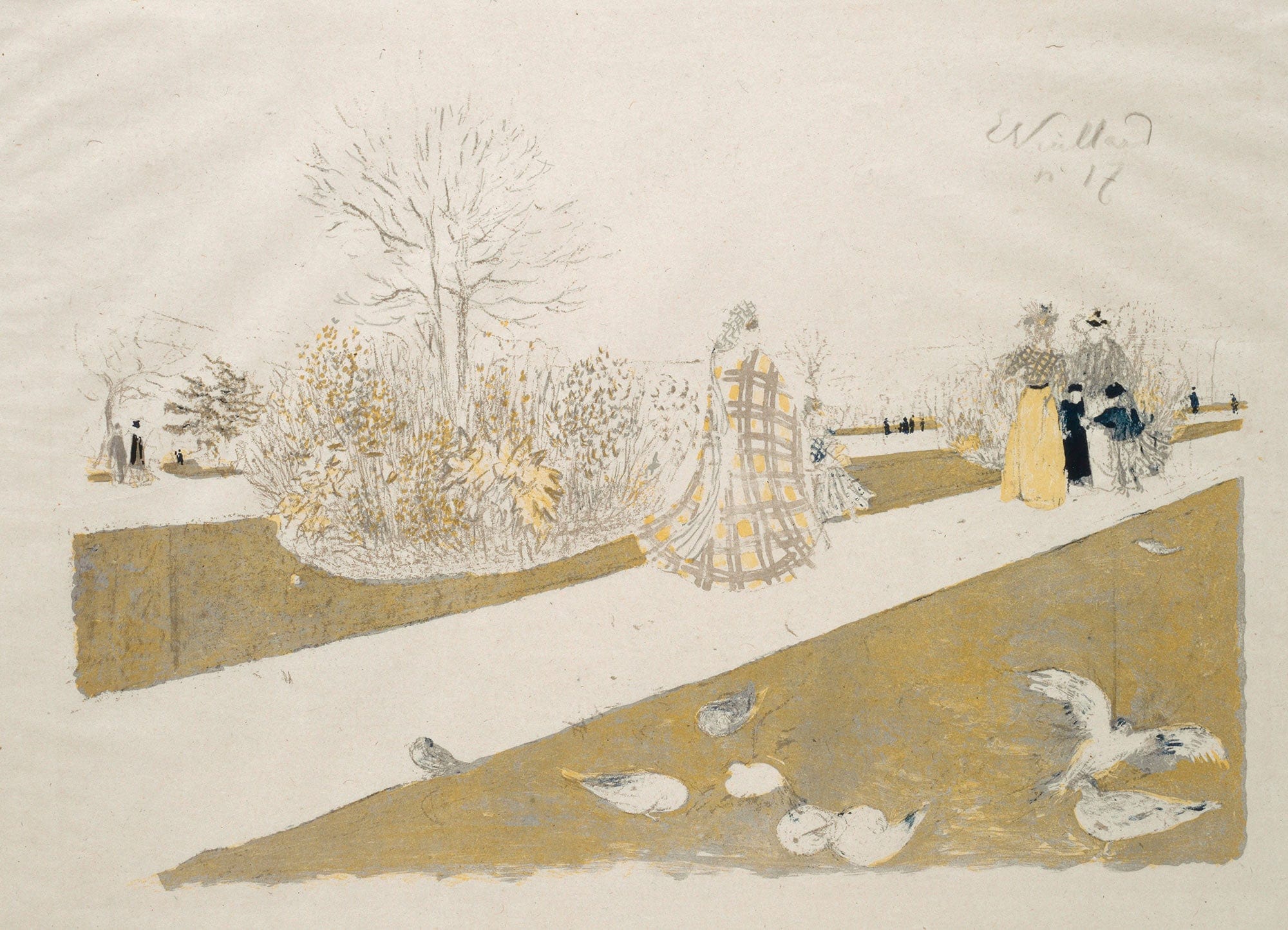 Le Jardin Des Tuileries Ii by Edouard Vuillard - Image 2