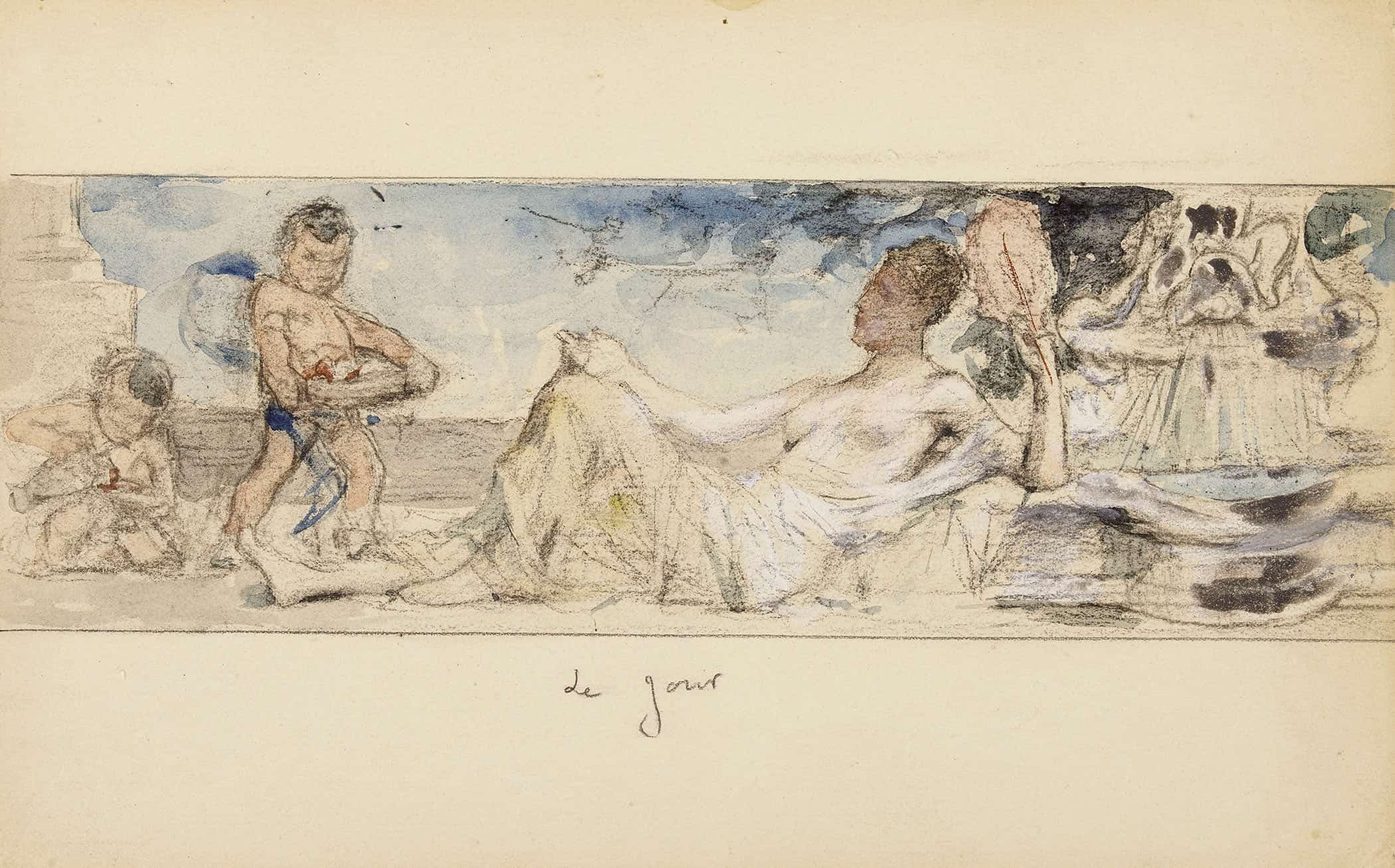 Le Jour by Leon Francois Comerre - Image 3