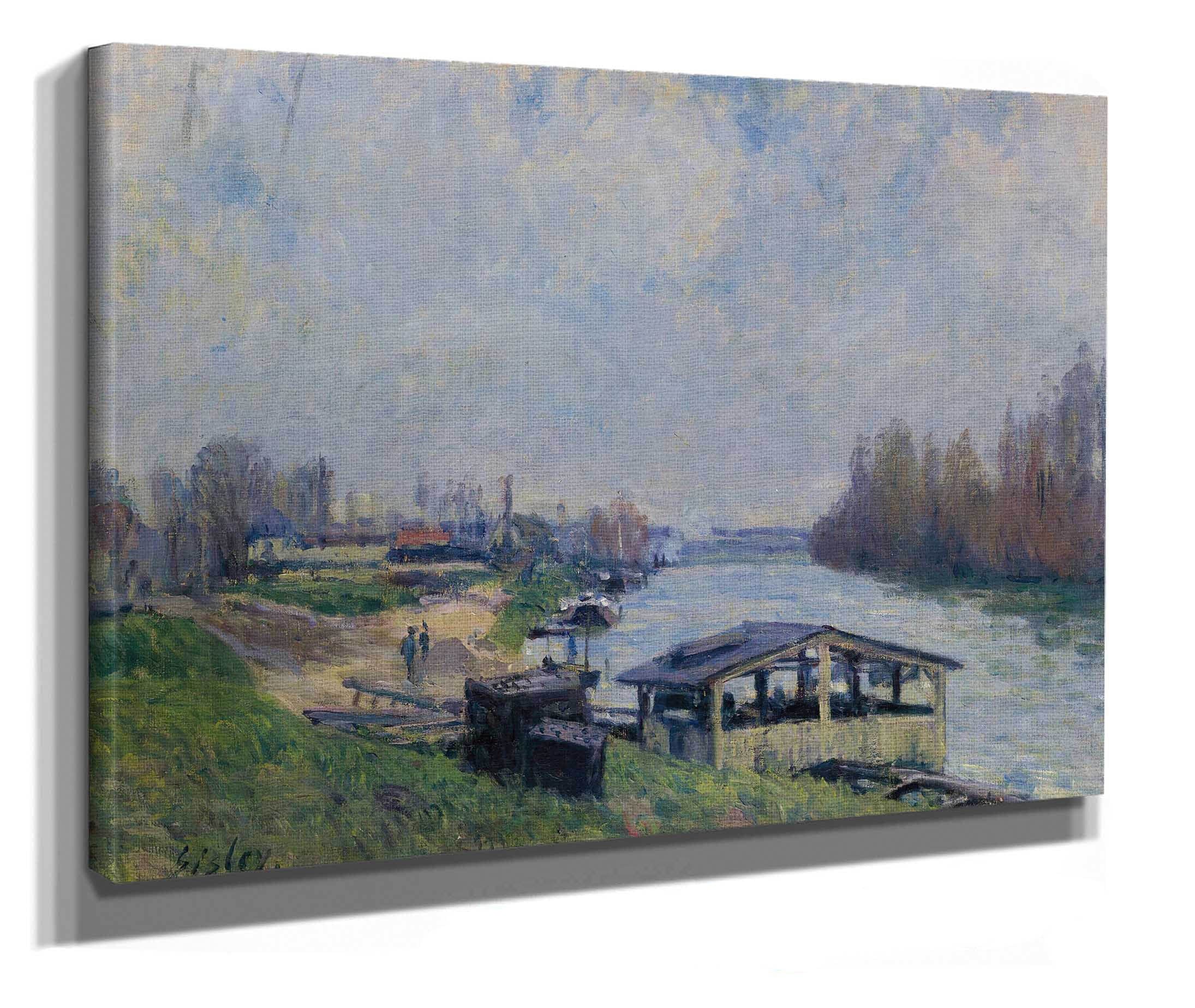 Le Lavoir De Billancourt by Alfred Sisley - Image 2