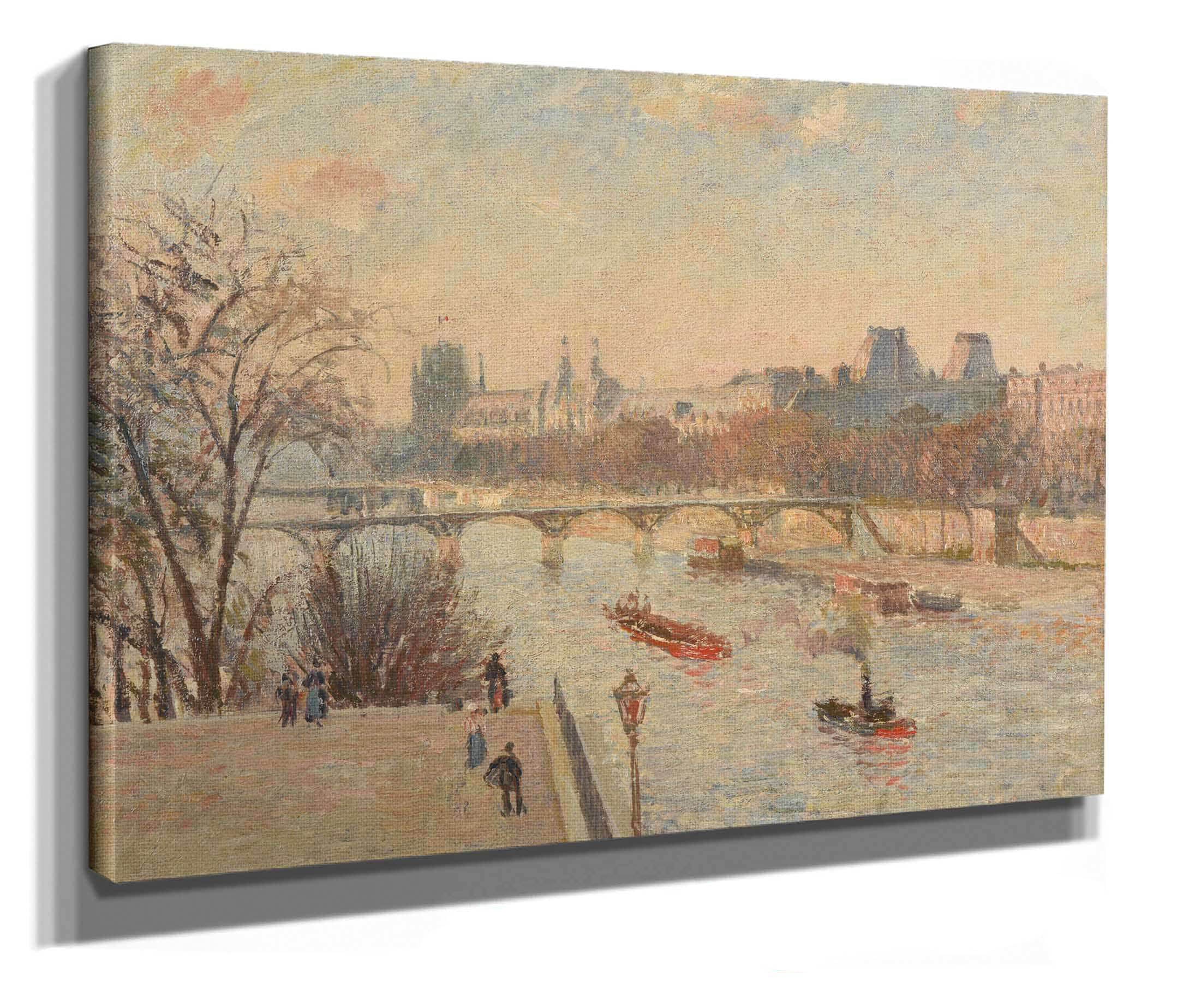 Le Louvre by Camille Pissarro - Image 2