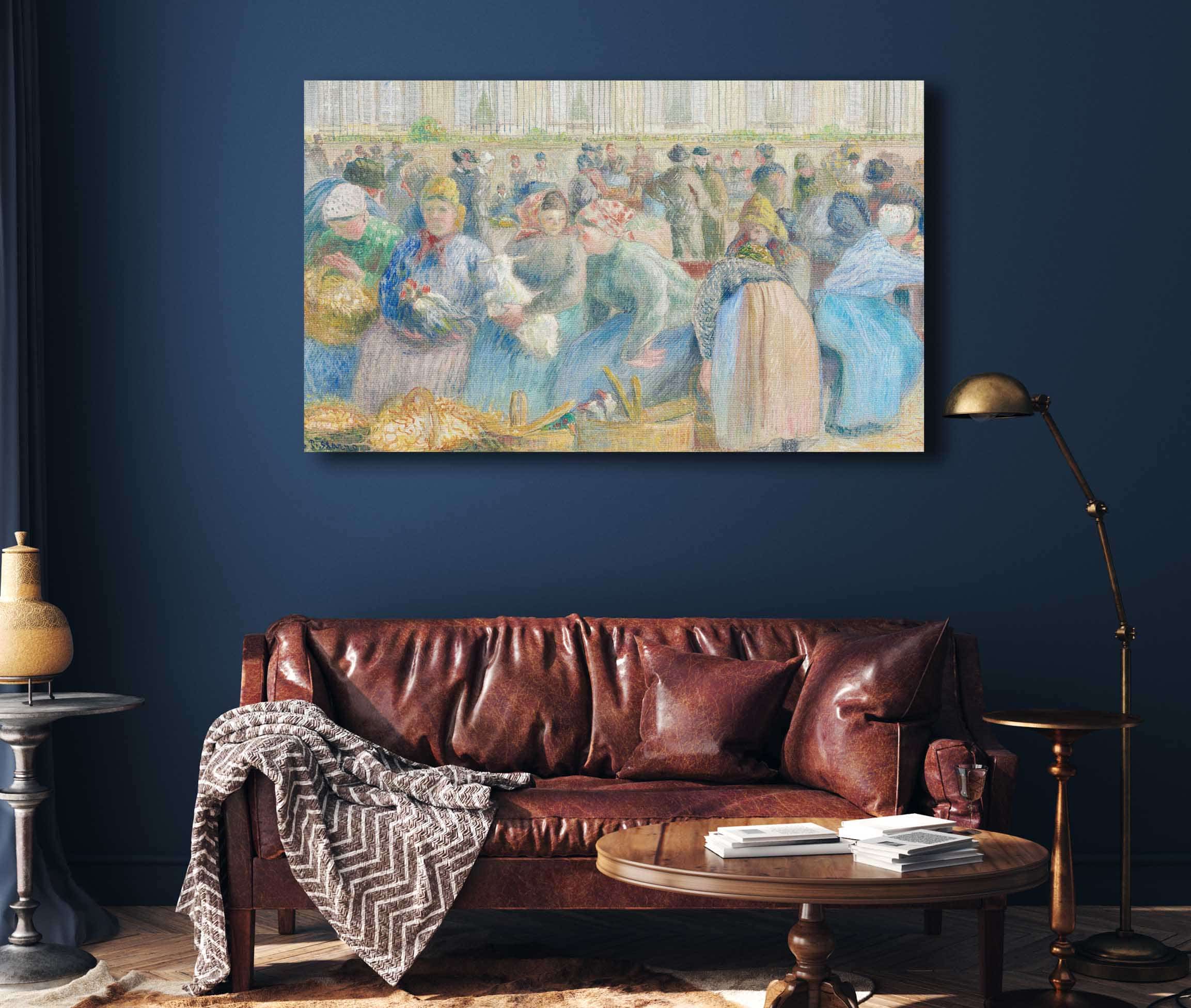 Le Marche Aux Oeufs by Camille Pissarro - Image 4