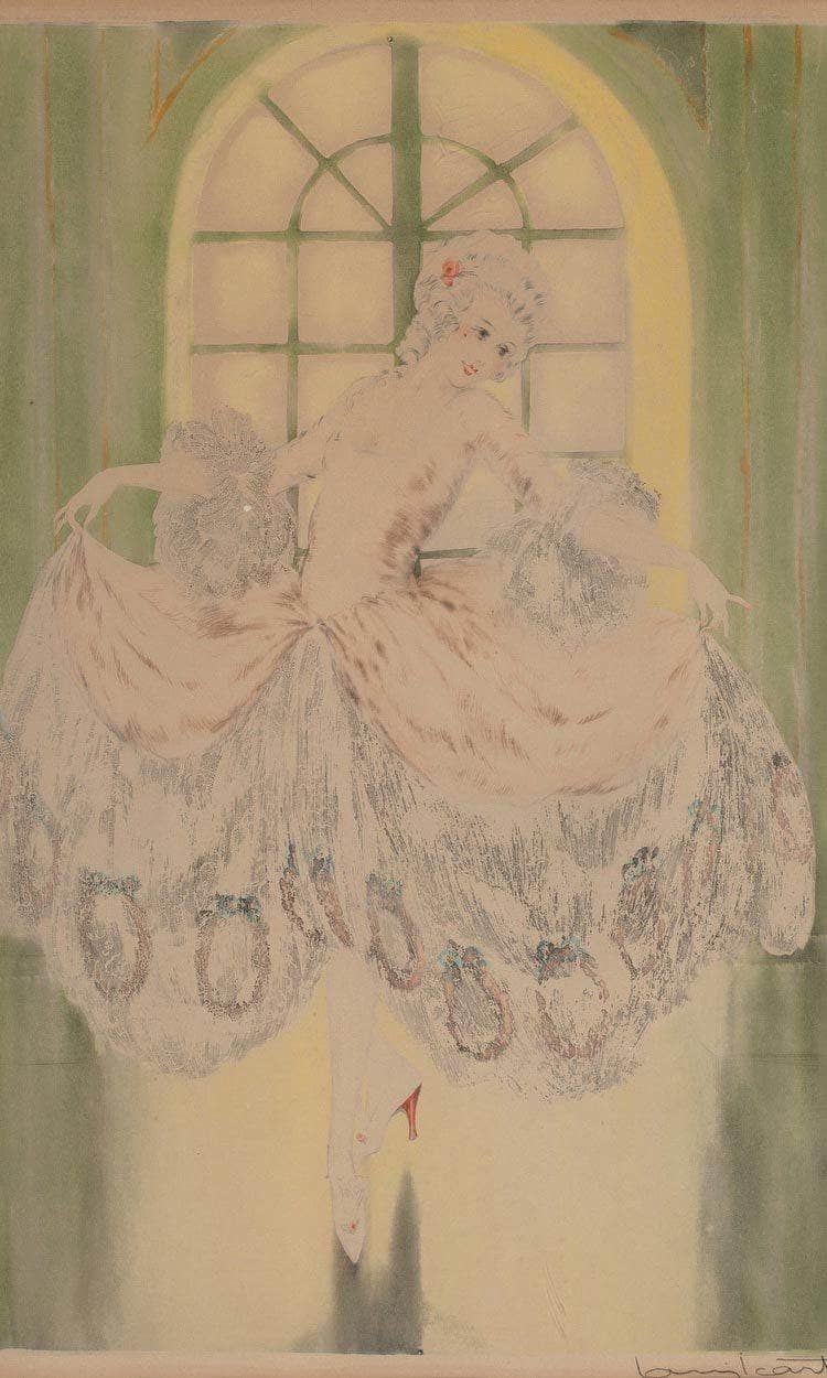 Le Menuet By Louis Icart - Image 6